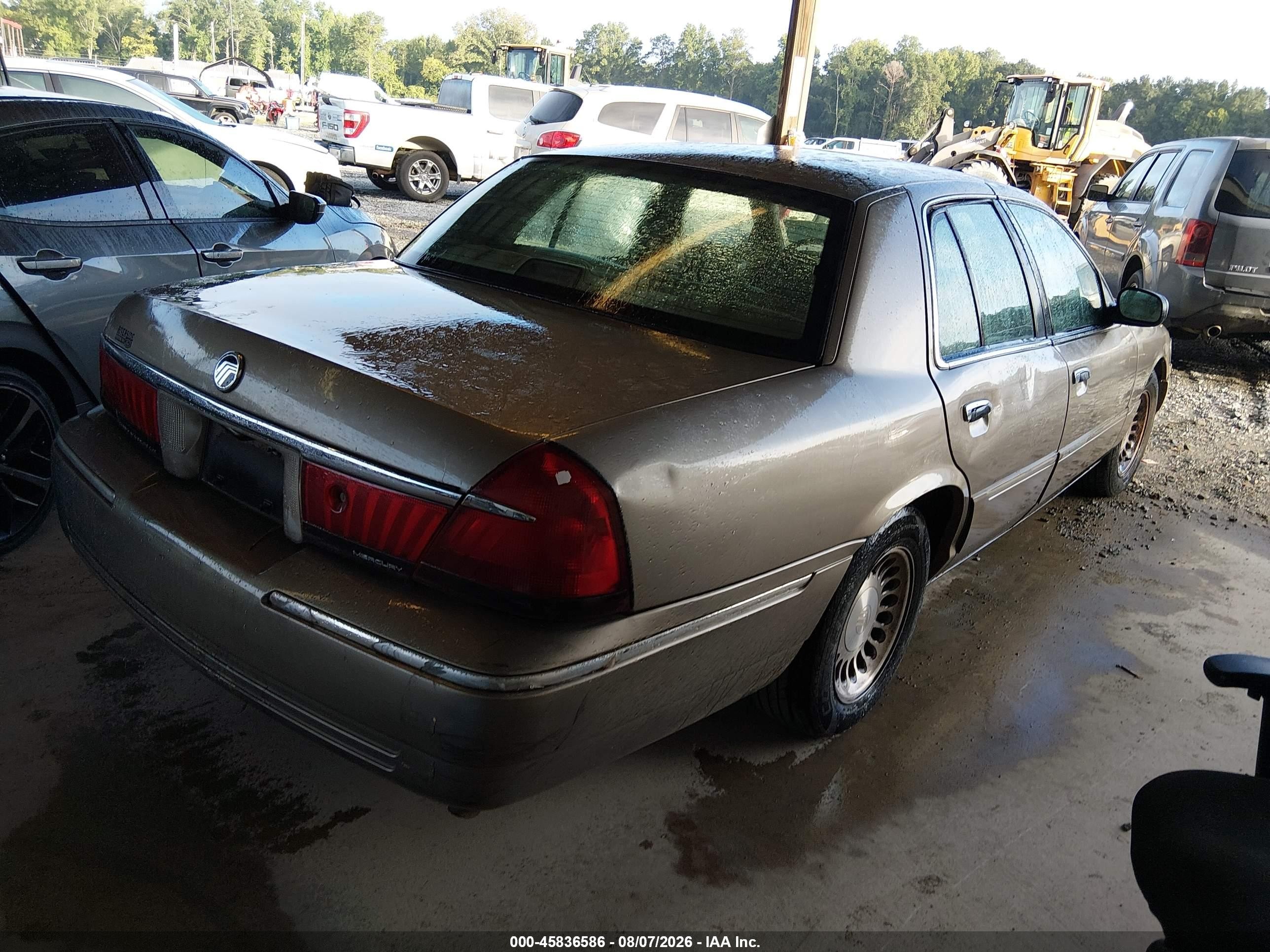 2002 Mercury Grand Marquis Ls Beige vin: 2MEFM75W72X645090