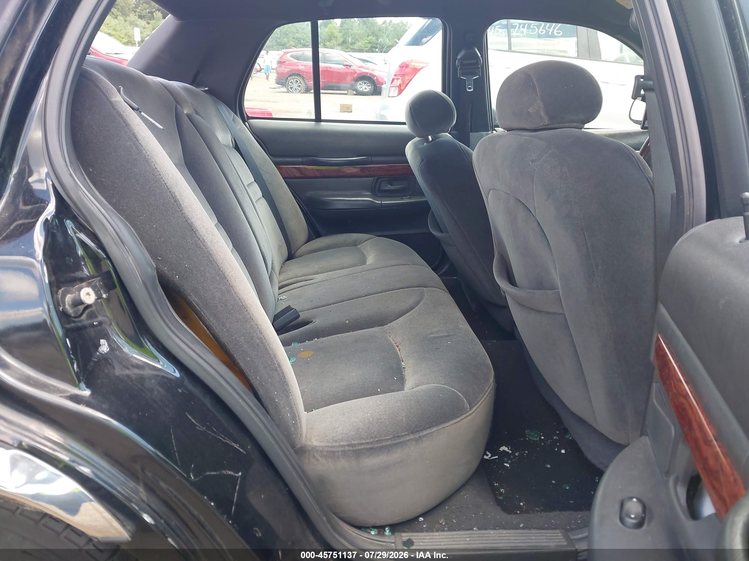 2002 Mercury Grand Marquis Ls Черный vin: 2MEFM75W72X651648