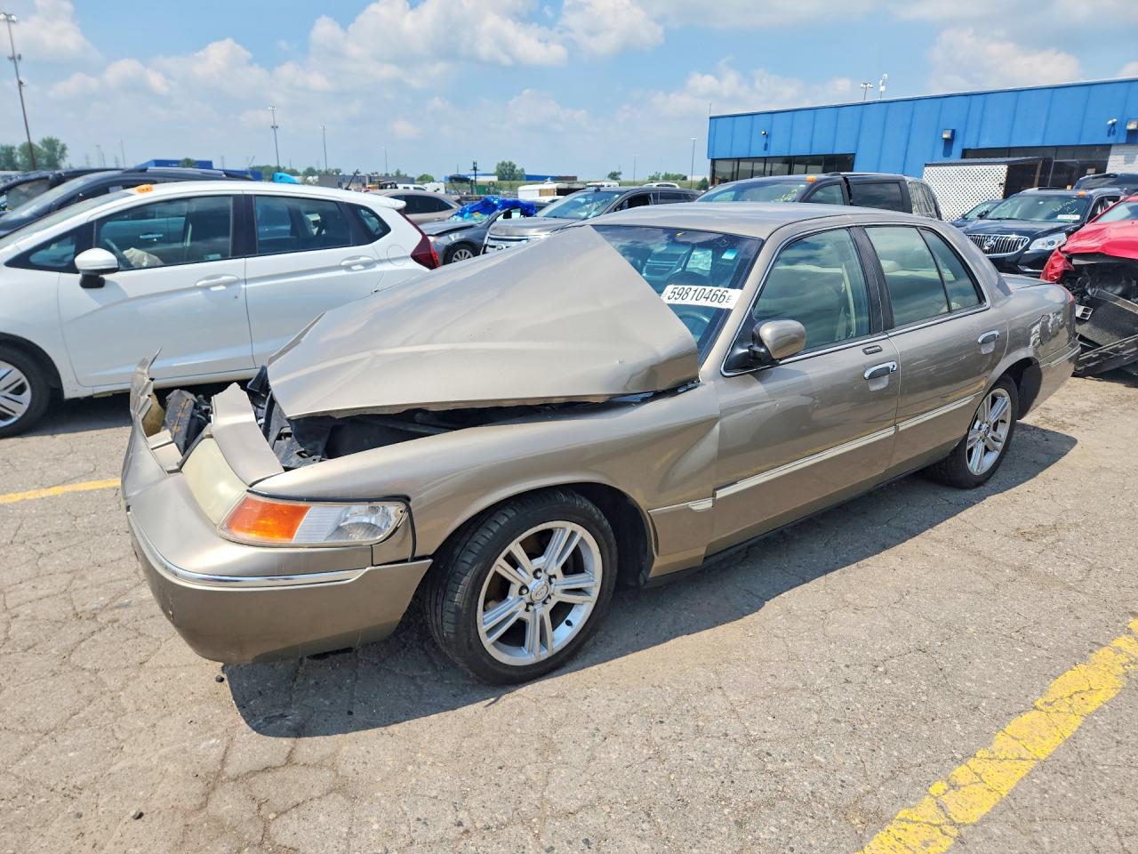 2002 Mercury Grand Marquis Ls Tan vin: 2MEFM75W72X652170