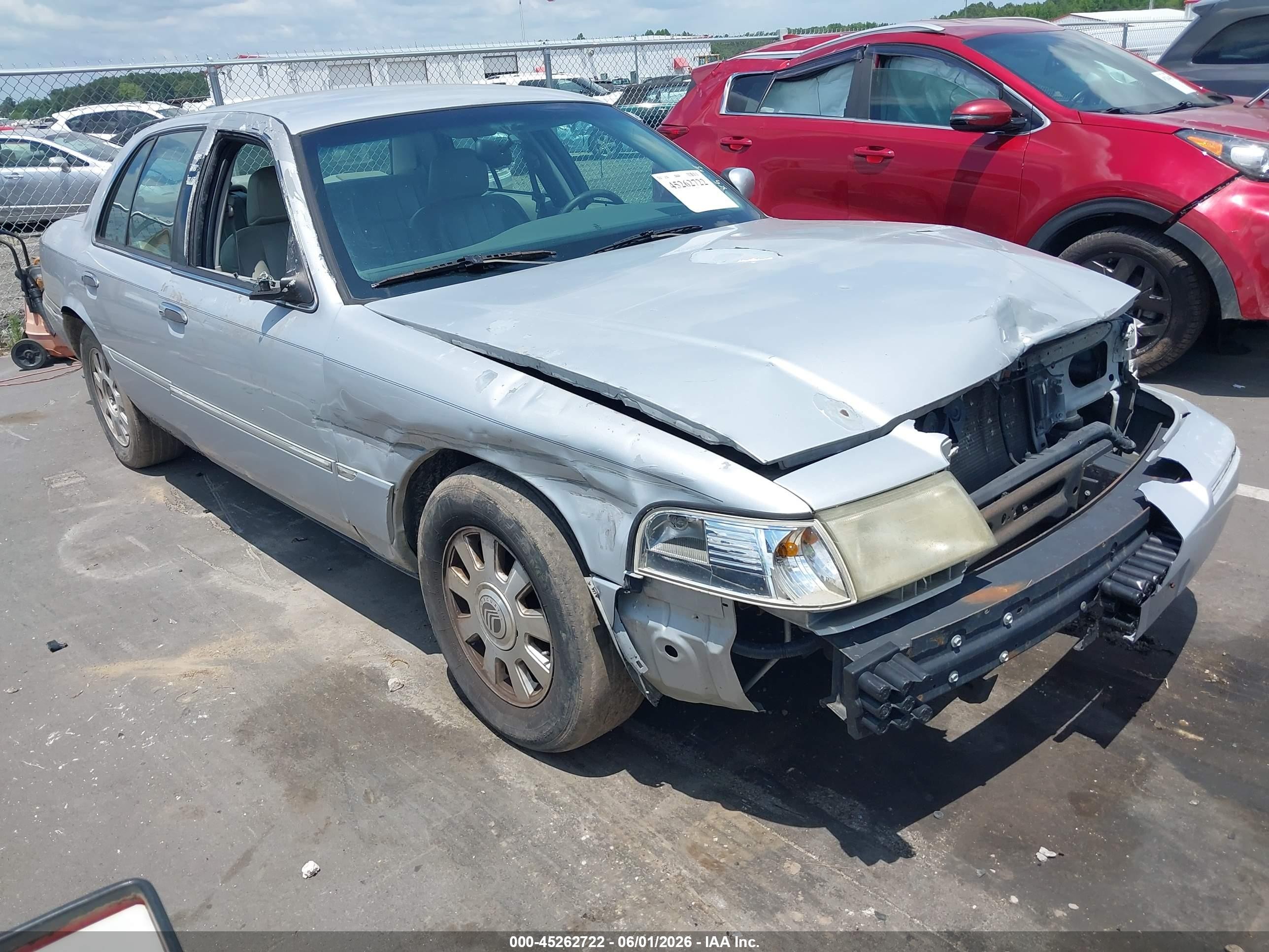 2003 Mercury Grand Marquis Ls Silver vin: 2MEFM75W73X661789