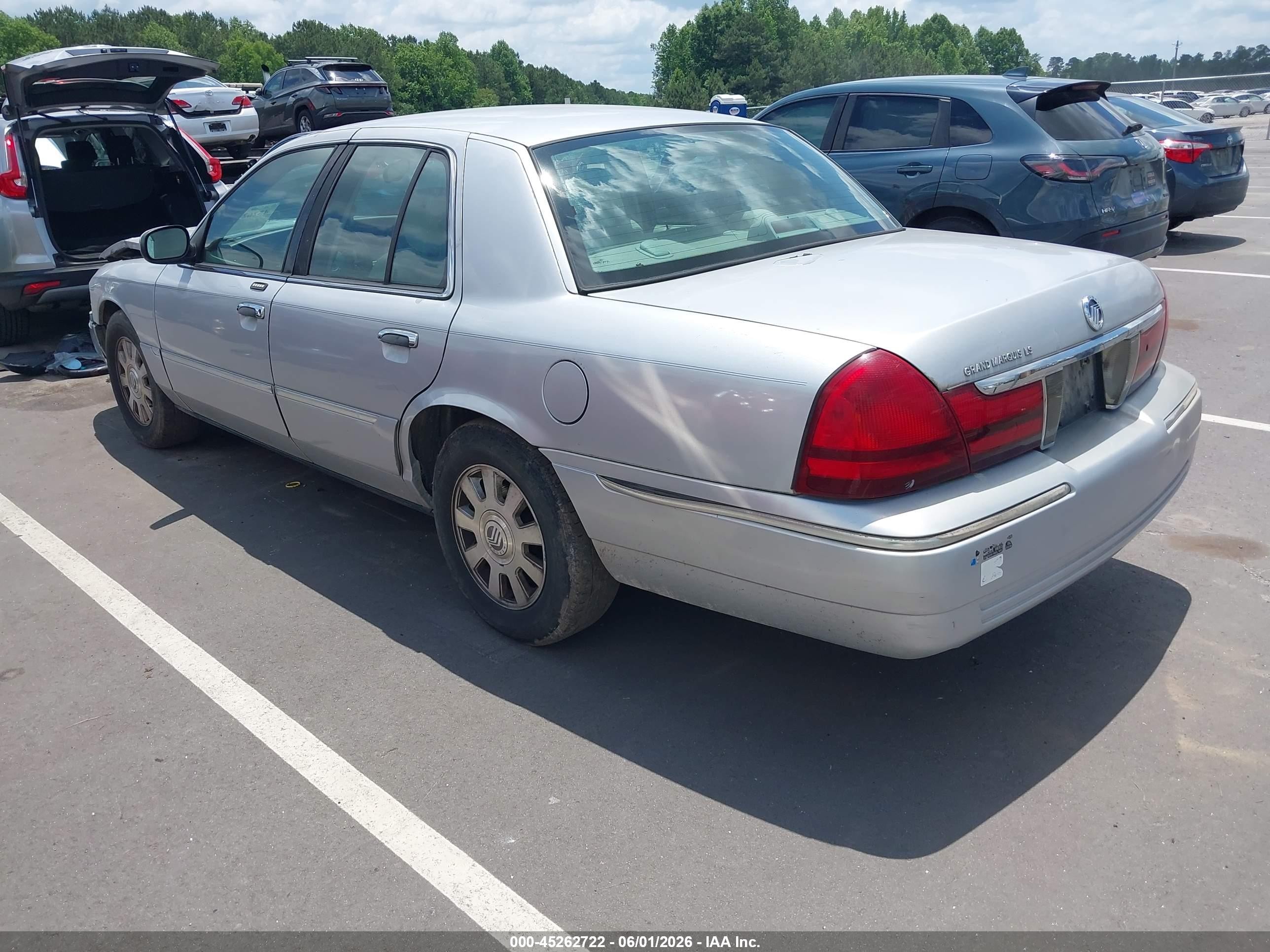 2003 Mercury Grand Marquis Ls Серебряный vin: 2MEFM75W73X661789