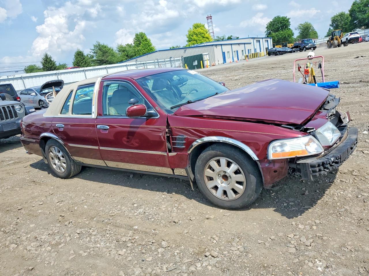 2004 Mercury Grand Marquis Ls Maroon vin: 2MEFM75W74X622010