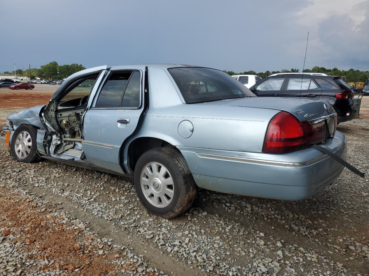2005 Mercury Grand Marquis Ls Blue vin: 2MEFM75W75X616368