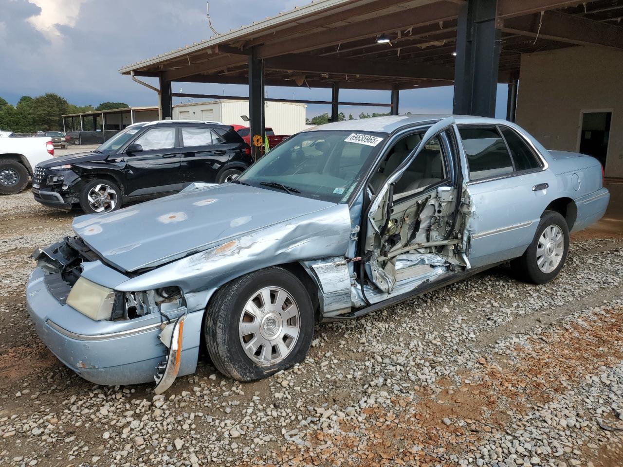 2005 Mercury Grand Marquis Ls Blue vin: 2MEFM75W75X616368