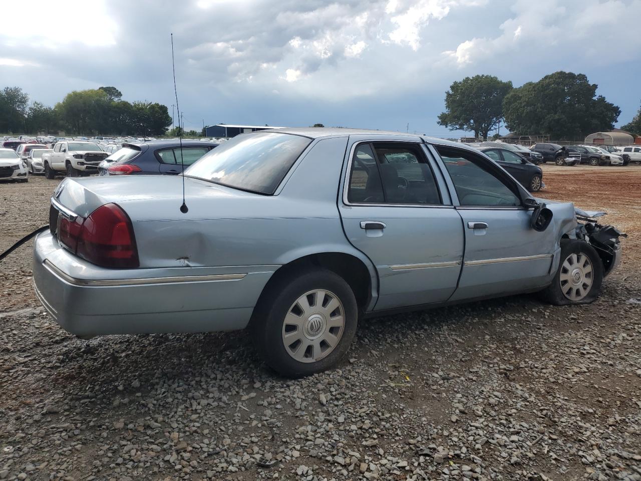 2005 Mercury Grand Marquis Ls Blue vin: 2MEFM75W75X616368