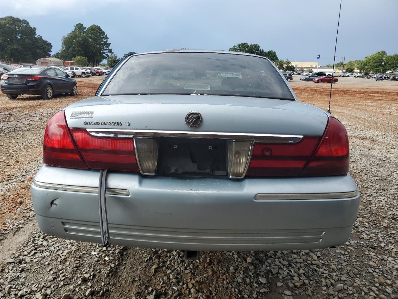 2005 Mercury Grand Marquis Ls Blue vin: 2MEFM75W75X616368