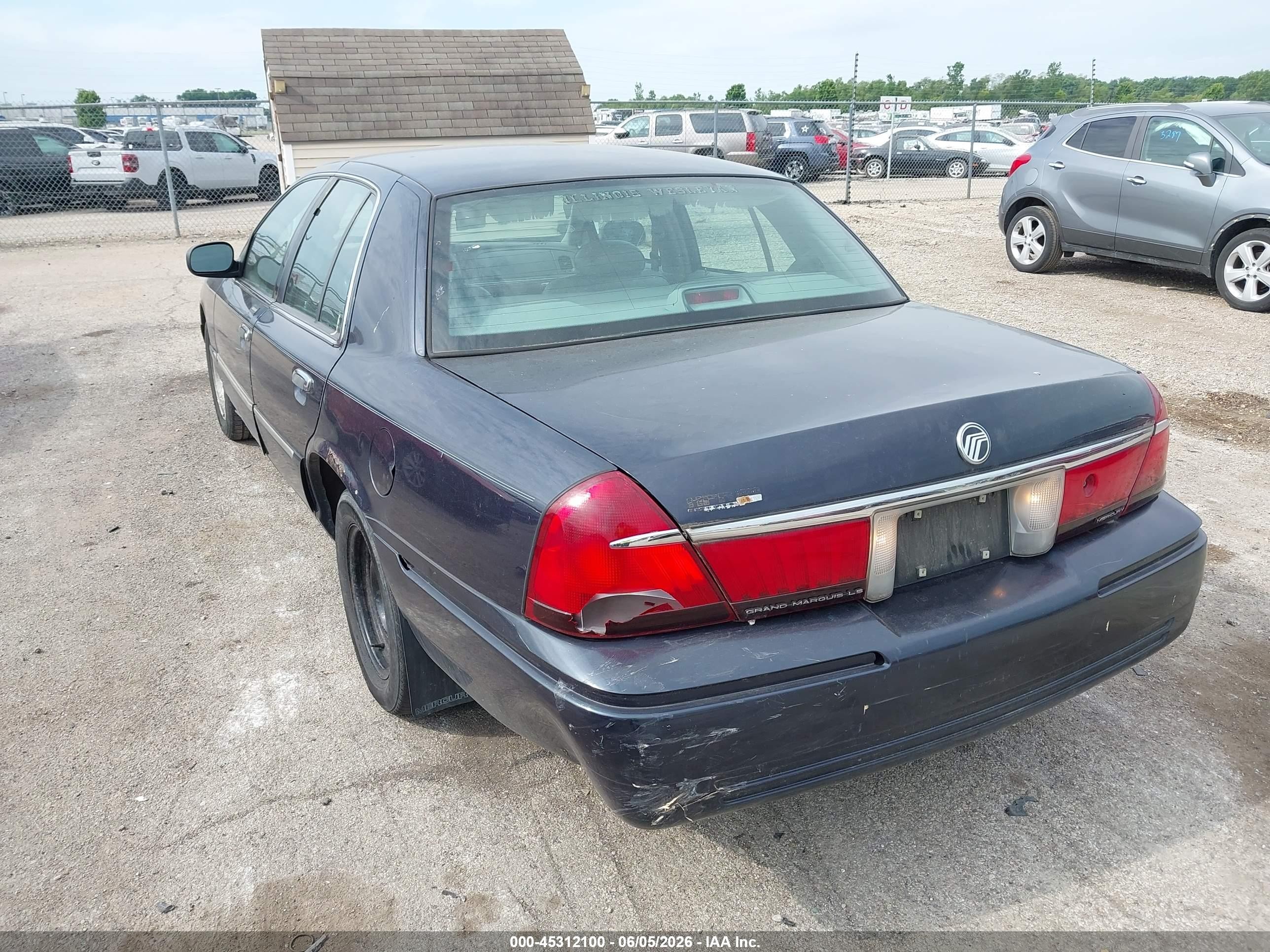 1999 Mercury Grand Marquis Ls Dark Blue vin: 2MEFM75W7XX659739