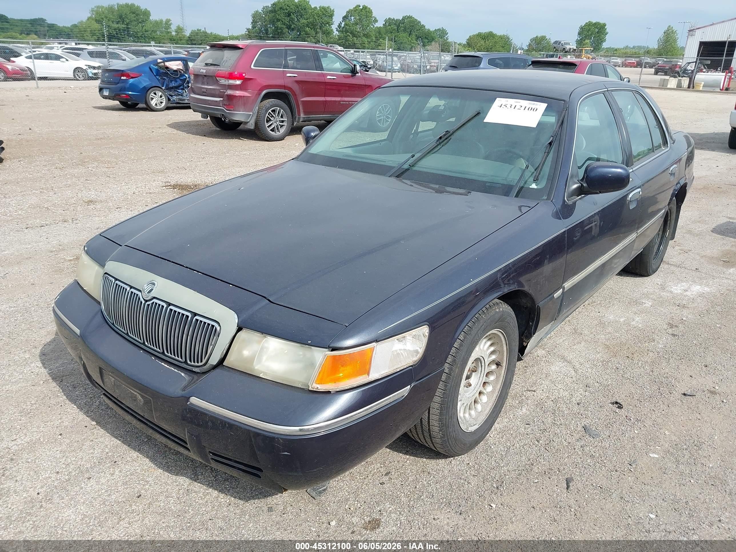 1999 Mercury Grand Marquis Ls Dark Blue vin: 2MEFM75W7XX659739