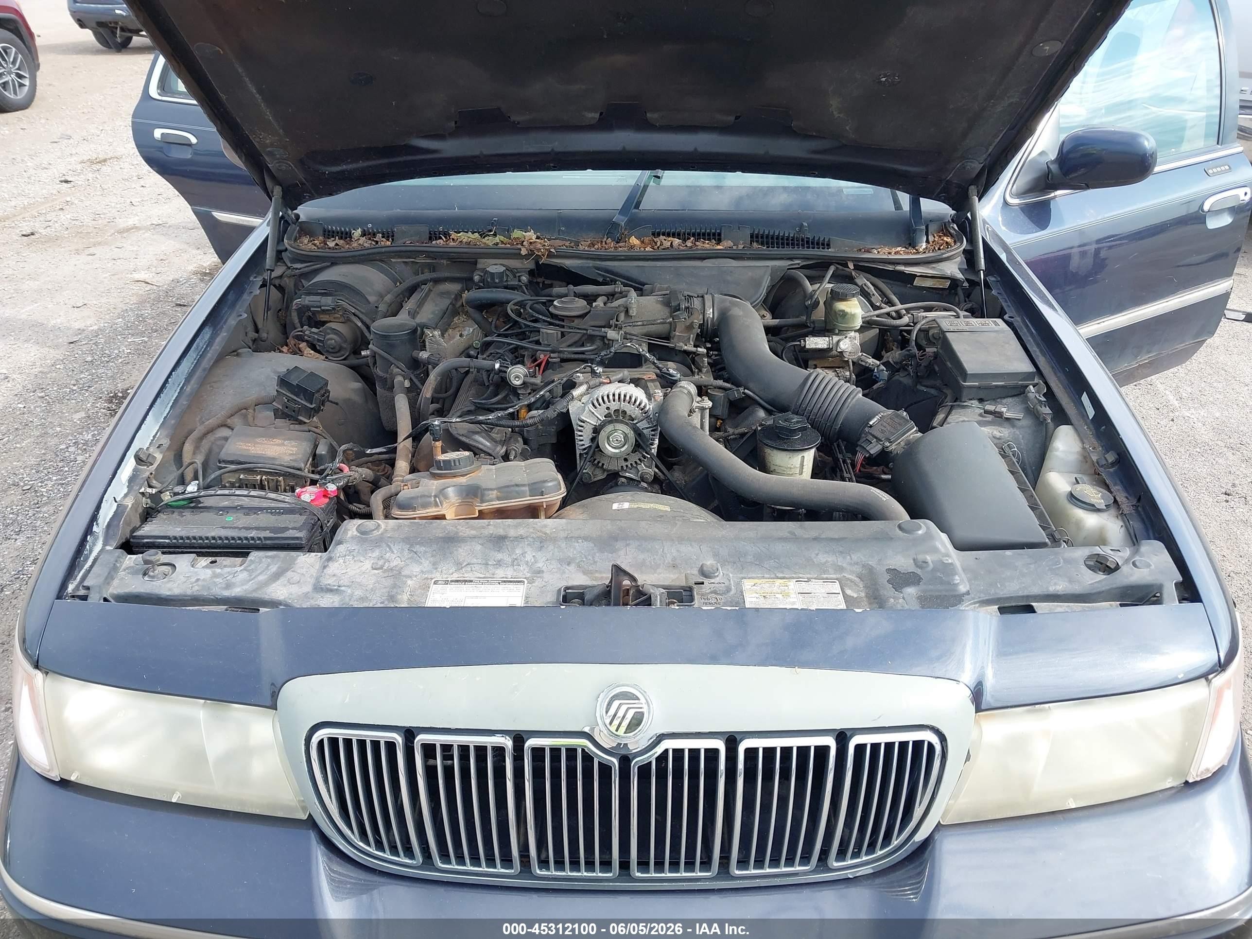 1999 Mercury Grand Marquis Ls Dark Blue vin: 2MEFM75W7XX659739