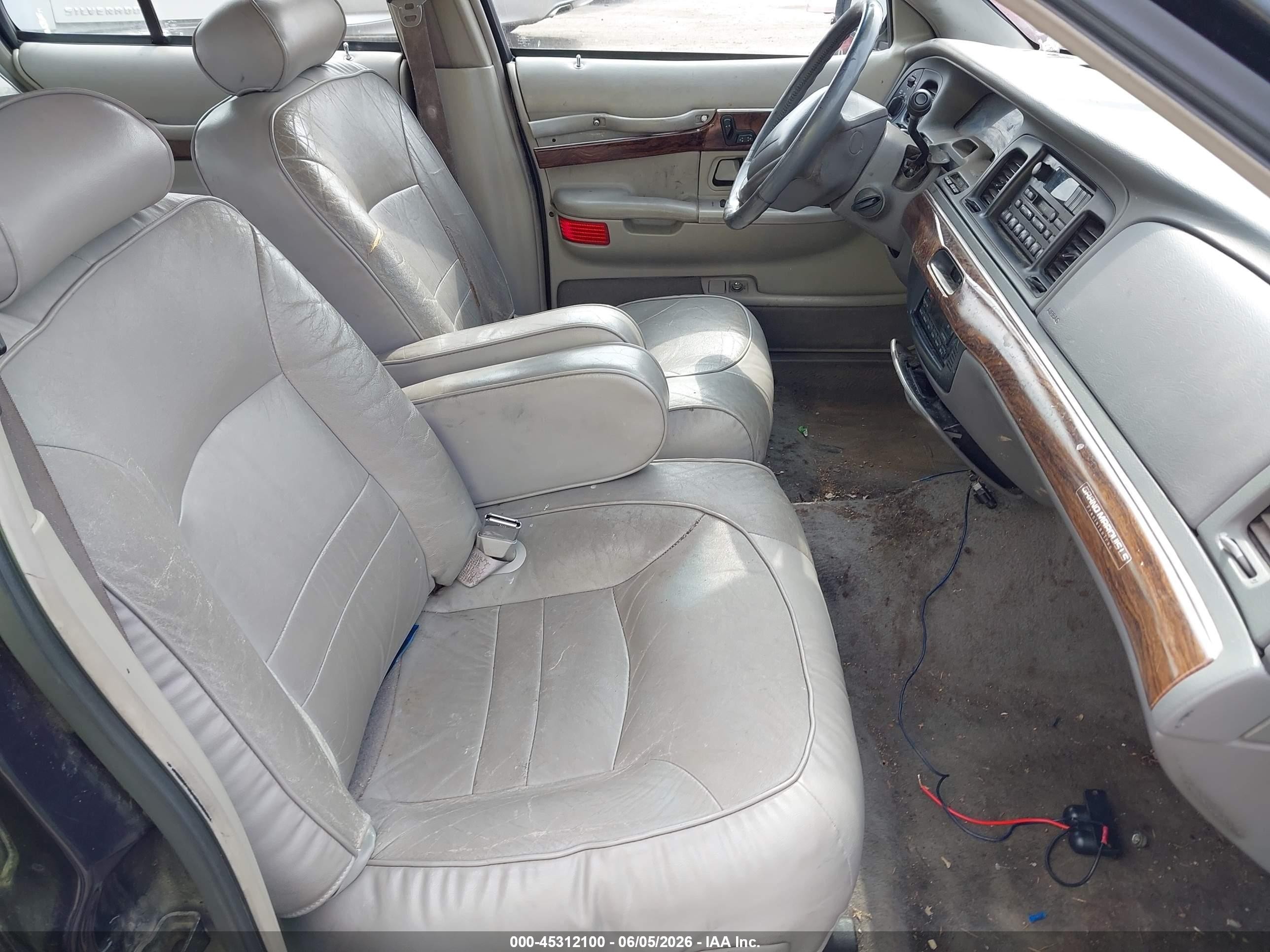 1999 Mercury Grand Marquis Ls Dark Blue vin: 2MEFM75W7XX659739