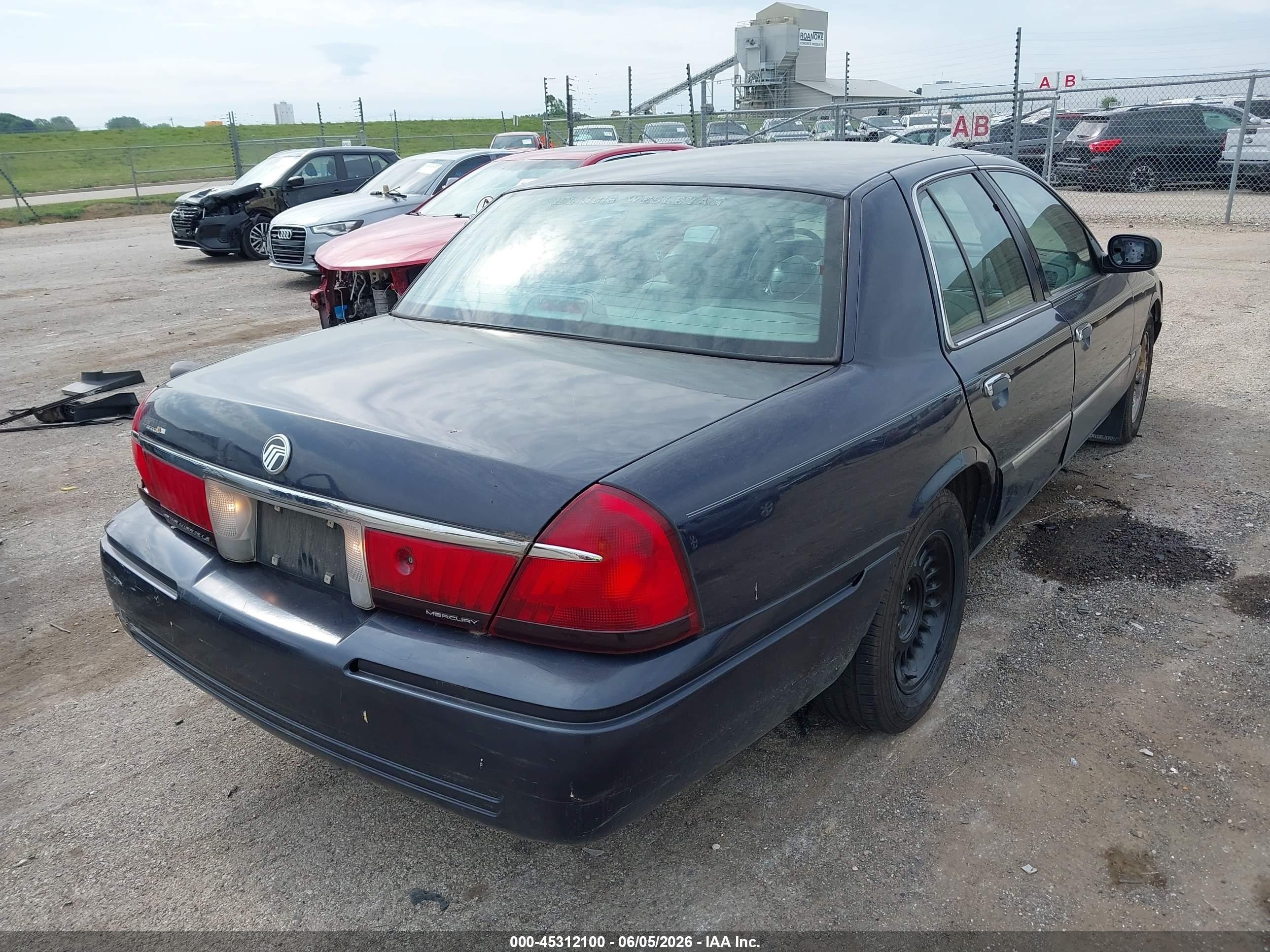 1999 Mercury Grand Marquis Ls Dark Blue vin: 2MEFM75W7XX659739