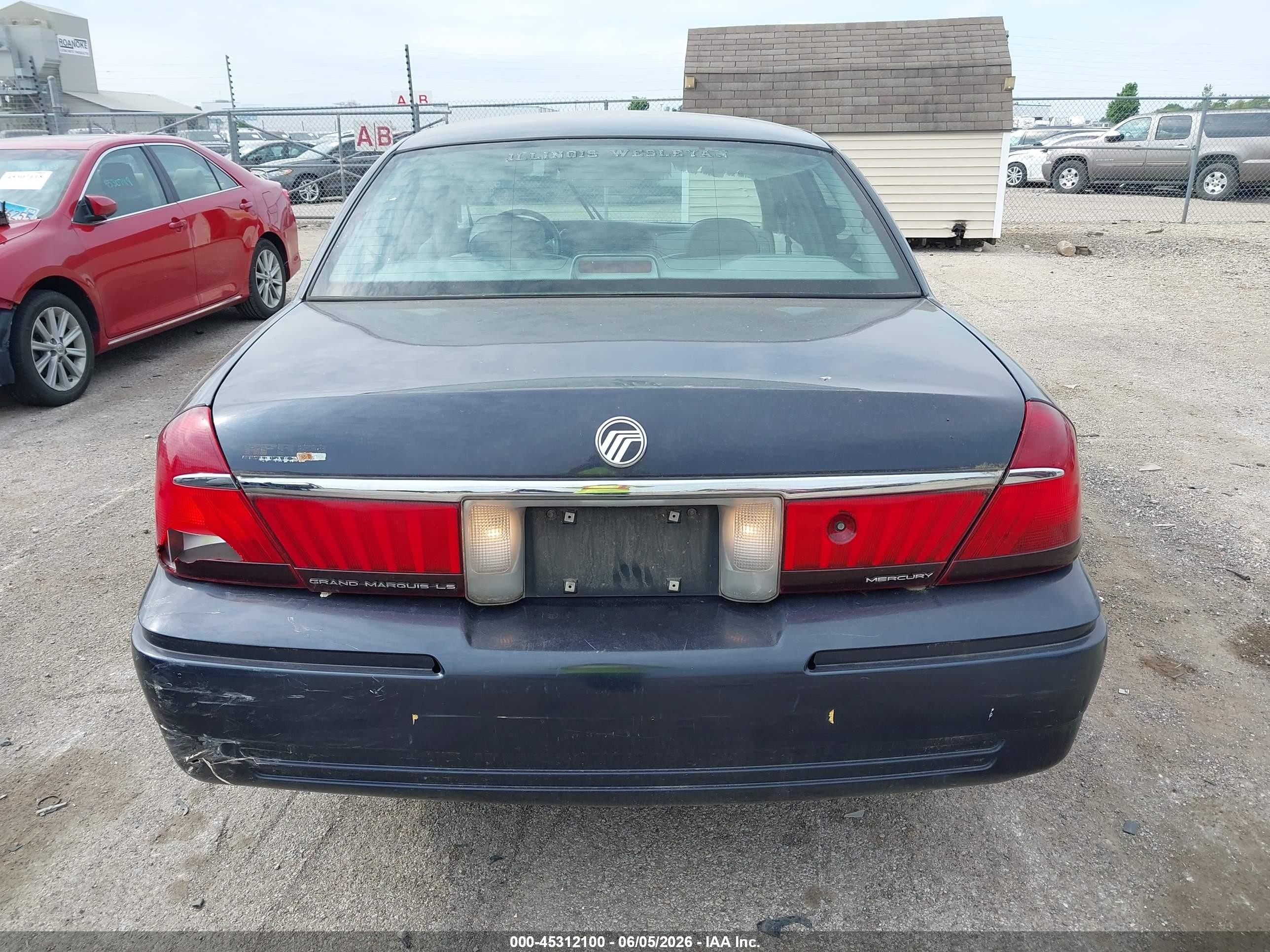 1999 Mercury Grand Marquis Ls Dark Blue vin: 2MEFM75W7XX659739