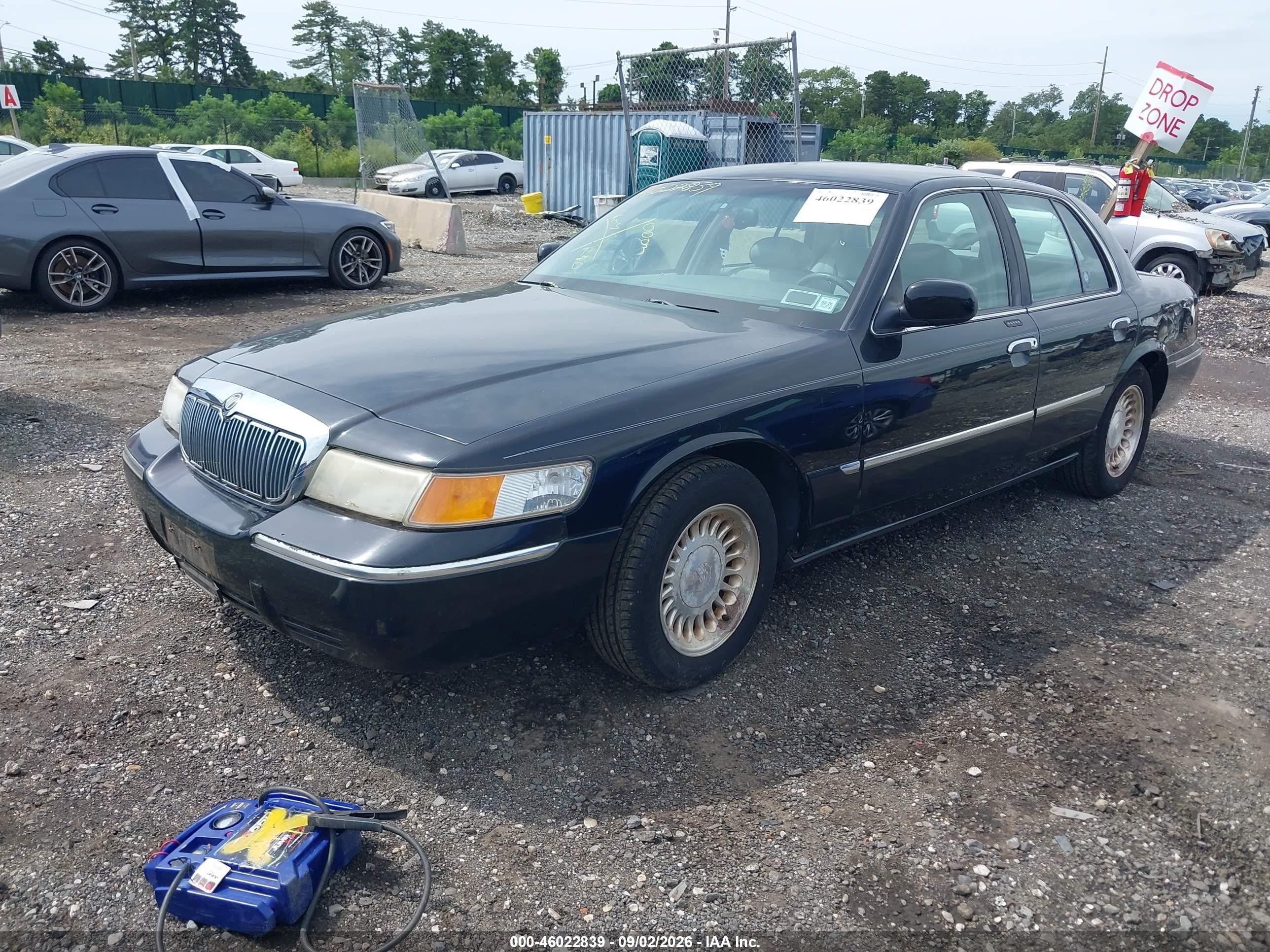 1999 Mercury Grand Marquis Ls Черный vin: 2MEFM75W7XX675603
