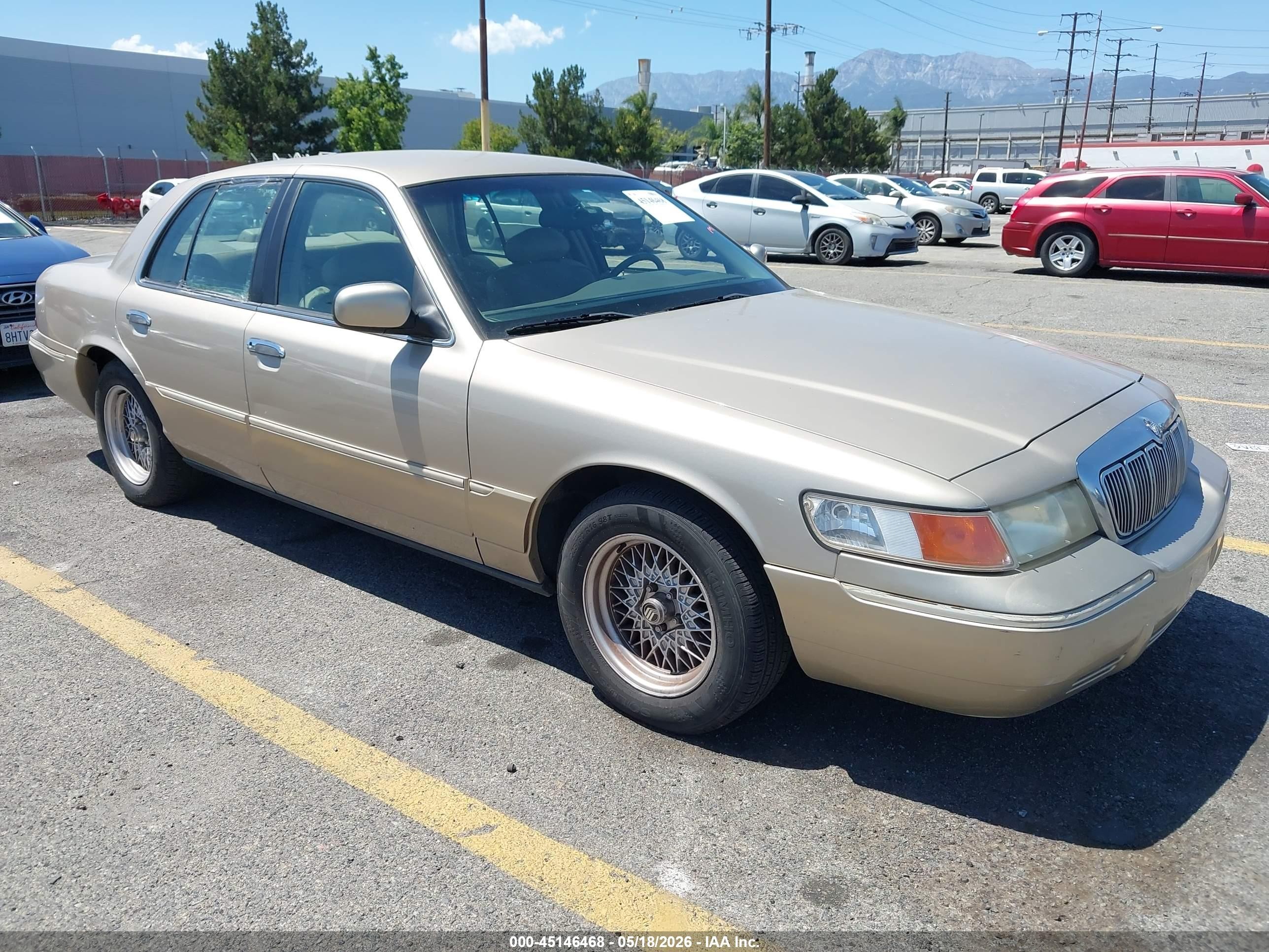 1999 Mercury Grand Marquis Ls Бежевый vin: 2MEFM75W7XX715579