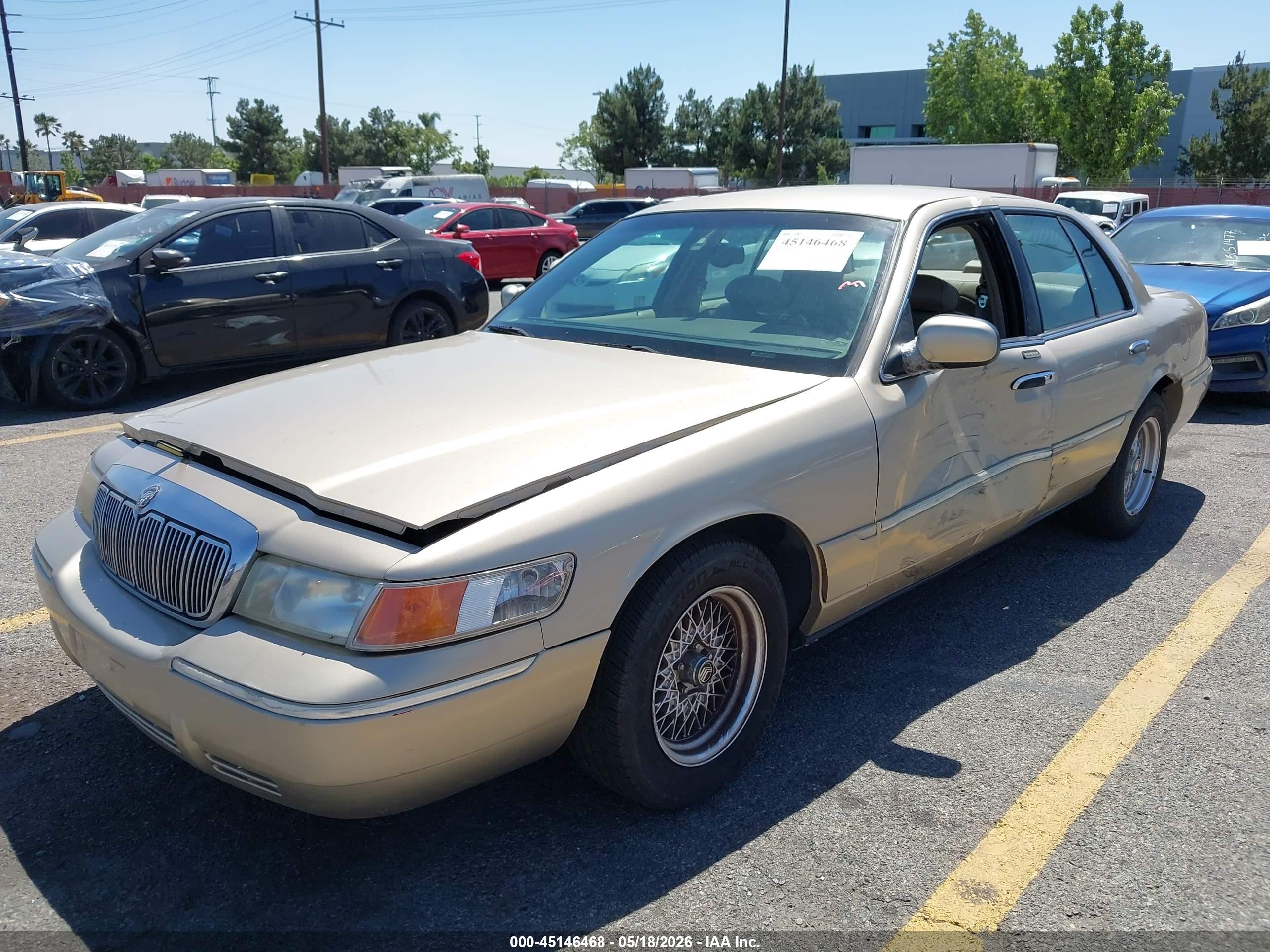 1999 Mercury Grand Marquis Ls Beige vin: 2MEFM75W7XX715579