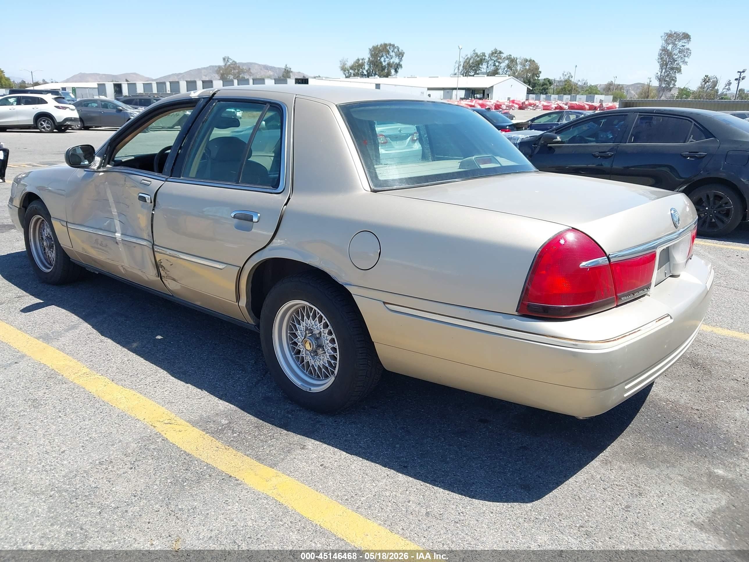 1999 Mercury Grand Marquis Ls Beige vin: 2MEFM75W7XX715579