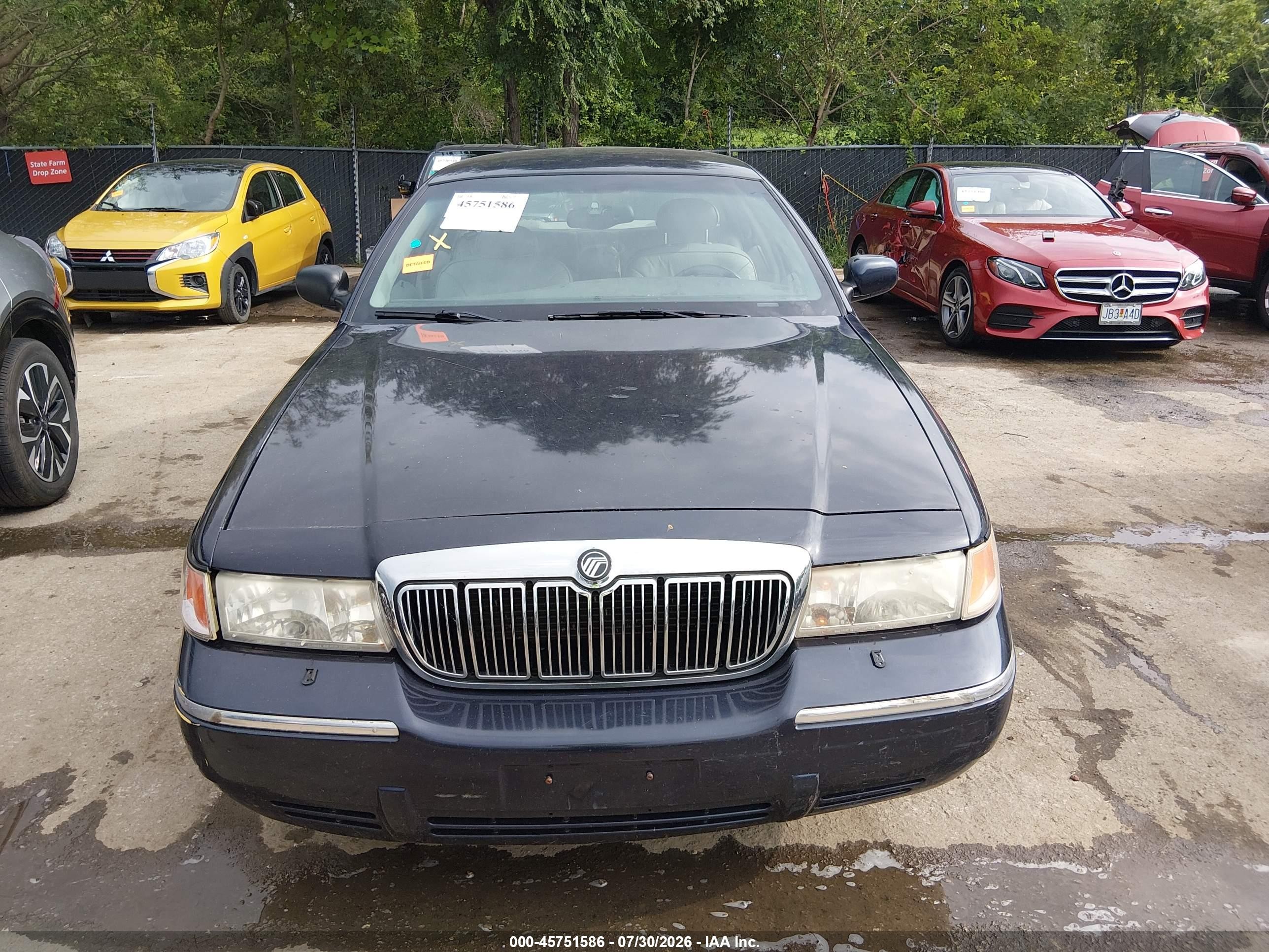 2000 Mercury Grand Marquis Ls Dark Blue vin: 2MEFM75W7YX729127