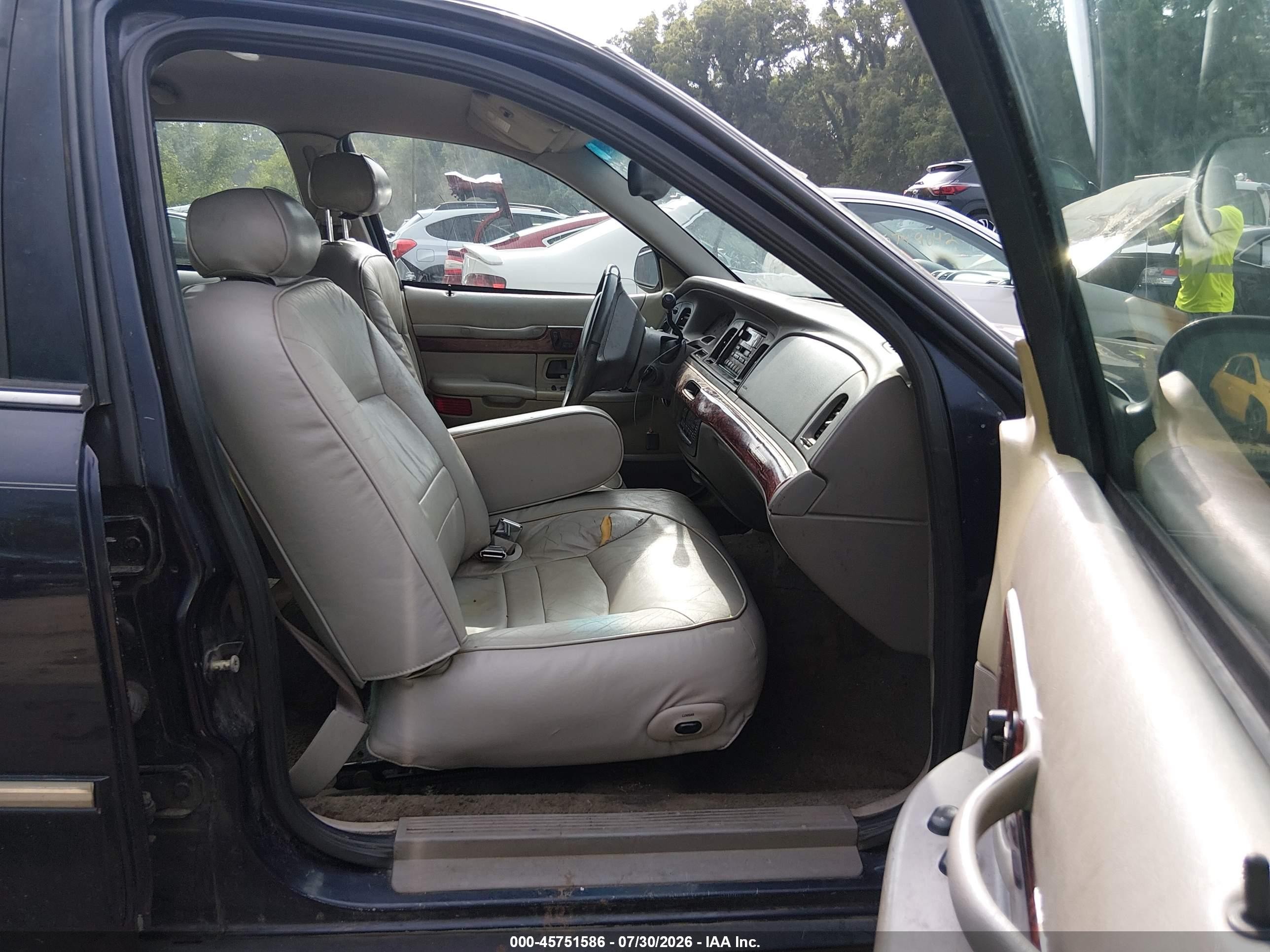 2000 Mercury Grand Marquis Ls Dark Blue vin: 2MEFM75W7YX729127