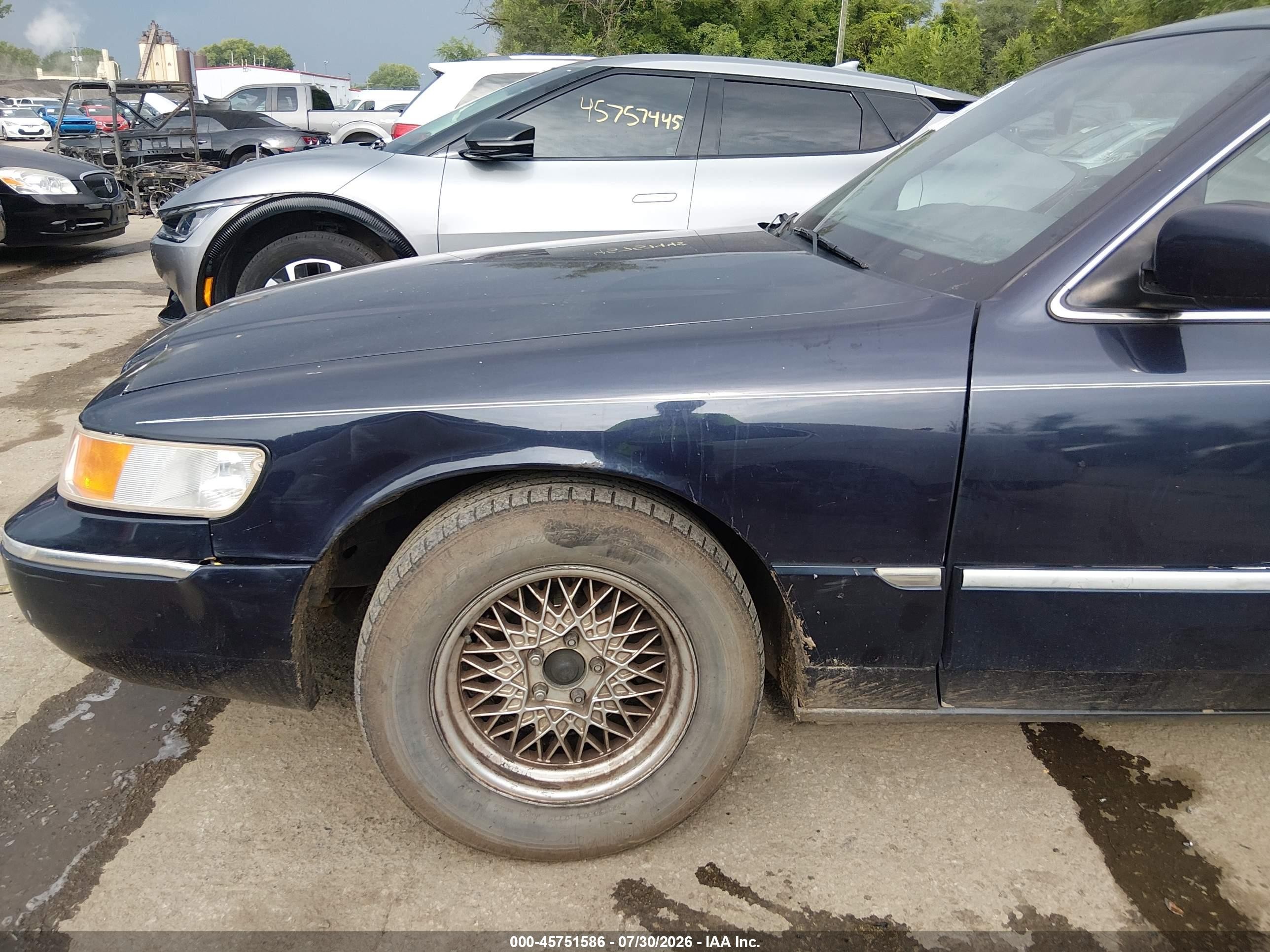 2000 Mercury Grand Marquis Ls Dark Blue vin: 2MEFM75W7YX729127
