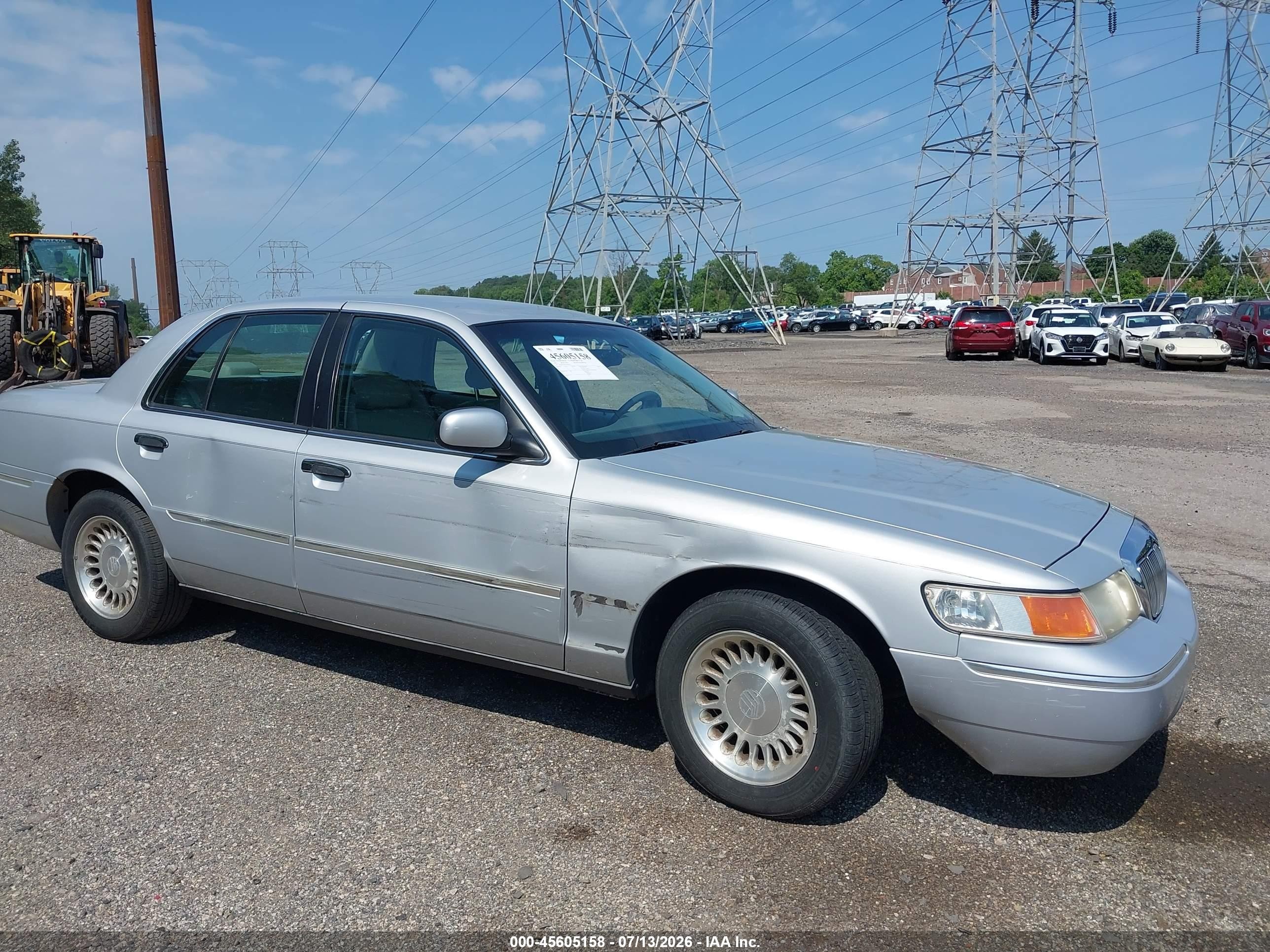 2001 Mercury Grand Marquis Ls Серебряный vin: 2MEFM75W81X604272