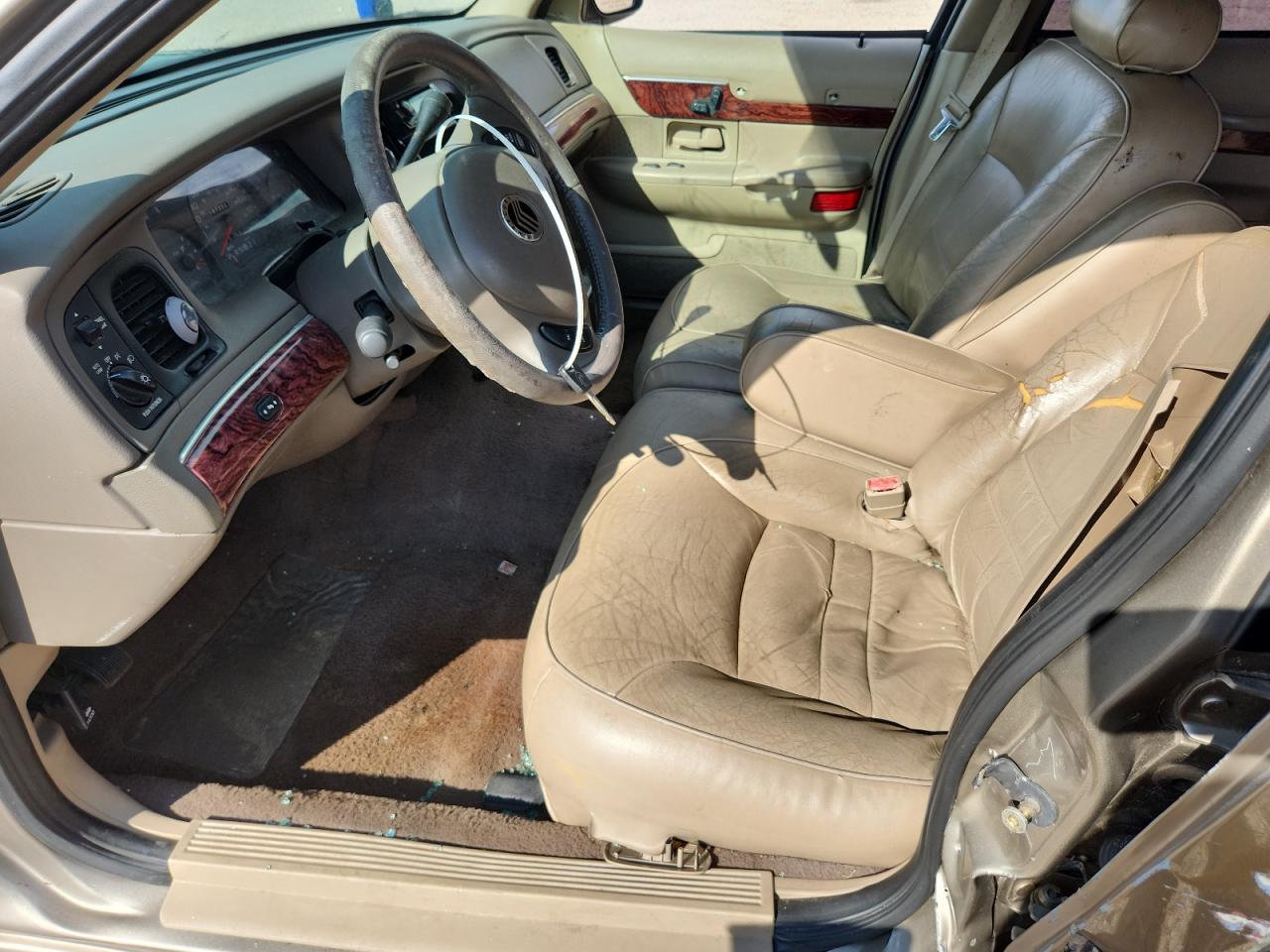 2001 Mercury Grand Marquis Ls Tan vin: 2MEFM75W81X626692