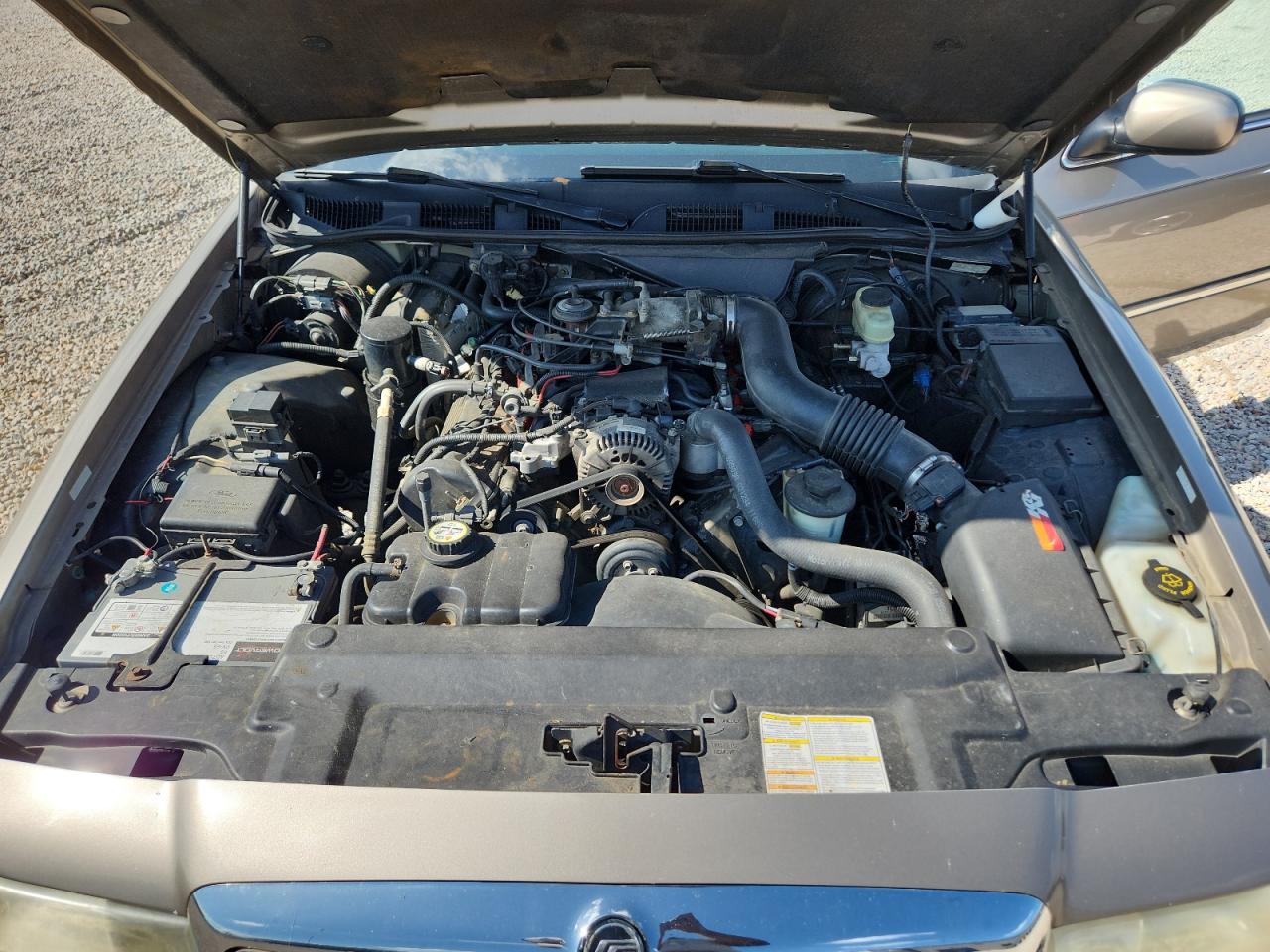2001 Mercury Grand Marquis Ls Tan vin: 2MEFM75W81X642830