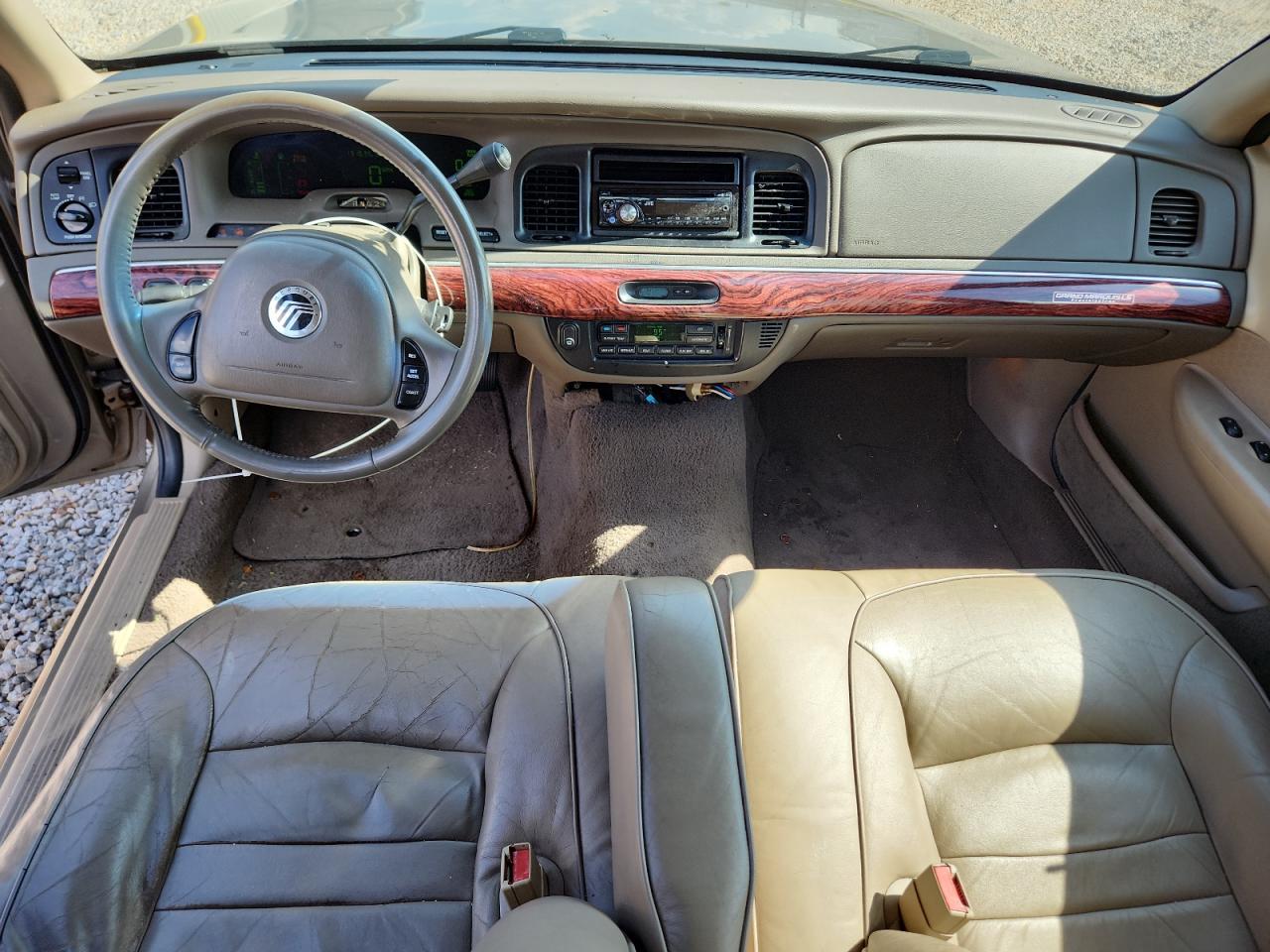 2001 Mercury Grand Marquis Ls Tan vin: 2MEFM75W81X642830