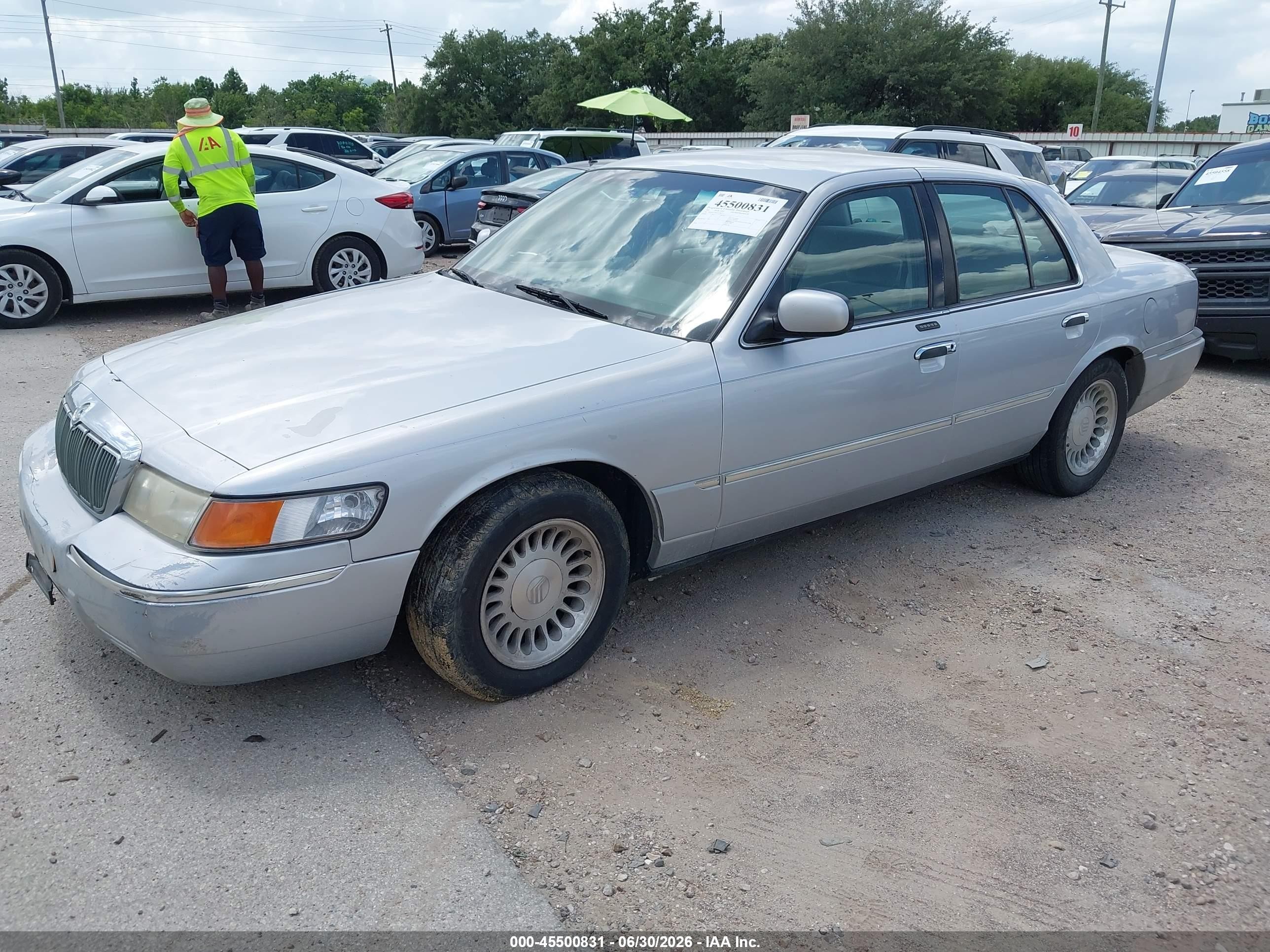2001 Mercury Grand Marquis Ls Серебряный vin: 2MEFM75W81X658610