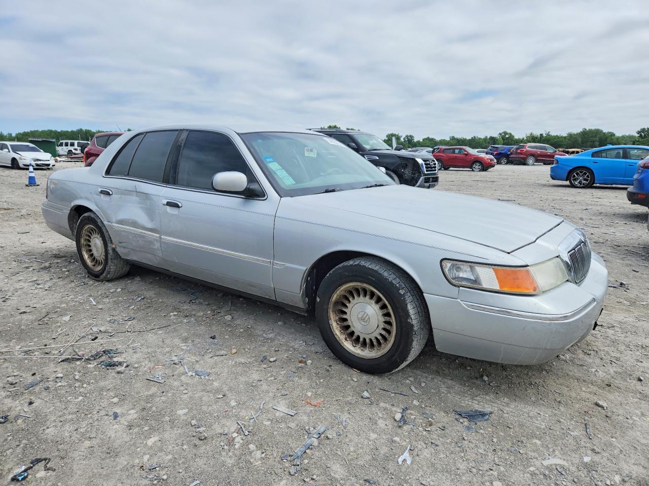 2002 Mercury Grand Marquis Ls Silver vin: 2MEFM75W82X615337