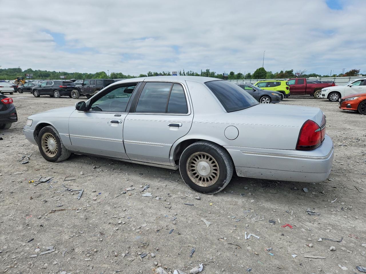 2002 Mercury Grand Marquis Ls Silver vin: 2MEFM75W82X615337