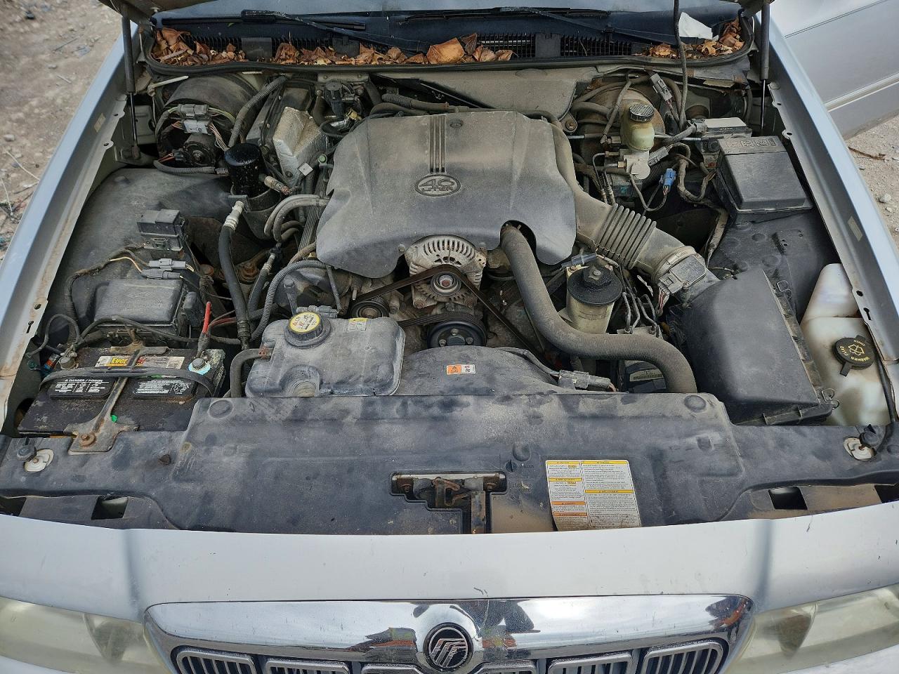 2002 Mercury Grand Marquis Ls Silver vin: 2MEFM75W82X615337