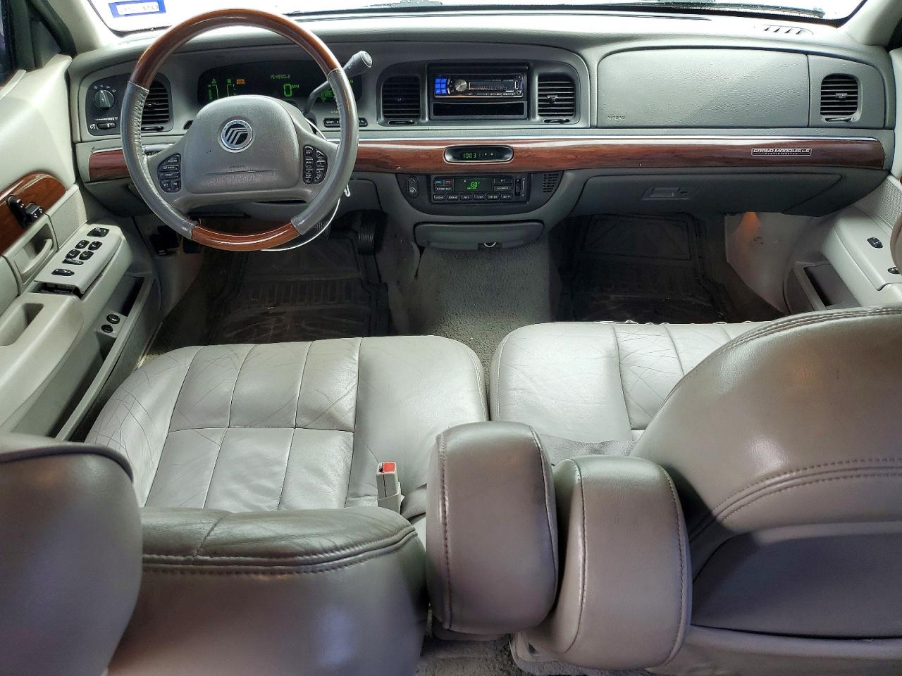 2003 Mercury Grand Marquis Ls Silver vin: 2MEFM75W83X608292