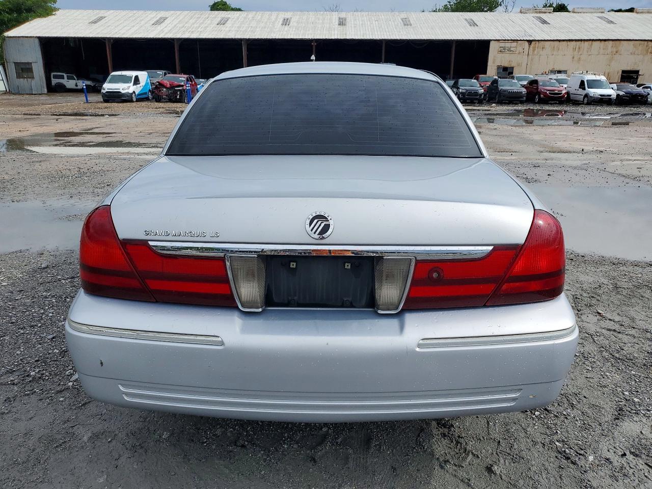 2003 Mercury Grand Marquis Ls Silver vin: 2MEFM75W83X608292
