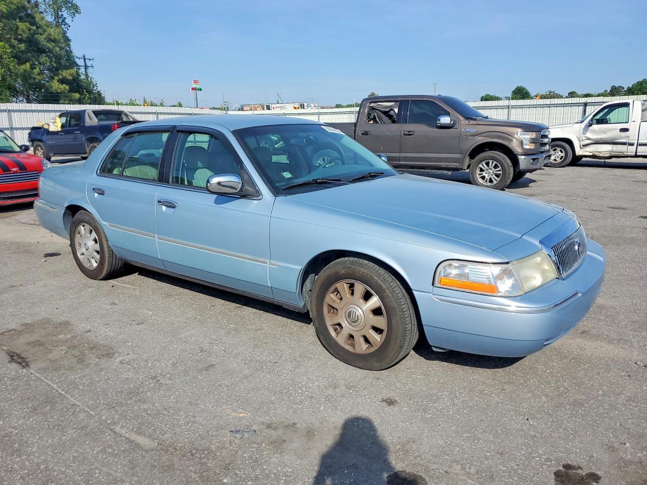 2003 Mercury Grand Marquis Ls Синий vin: 2MEFM75W83X641602