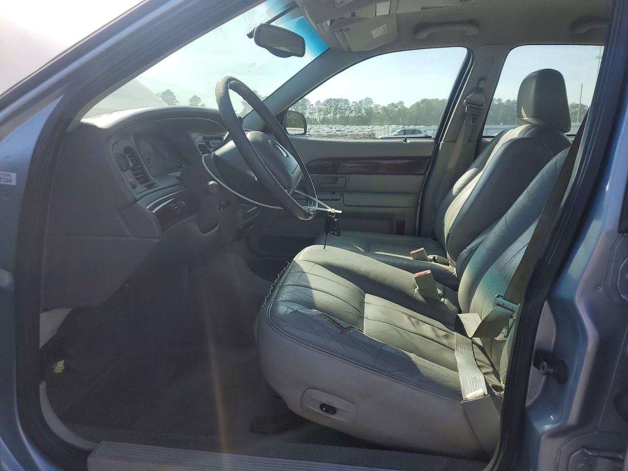 2003 Mercury Grand Marquis Ls Синий vin: 2MEFM75W83X641602