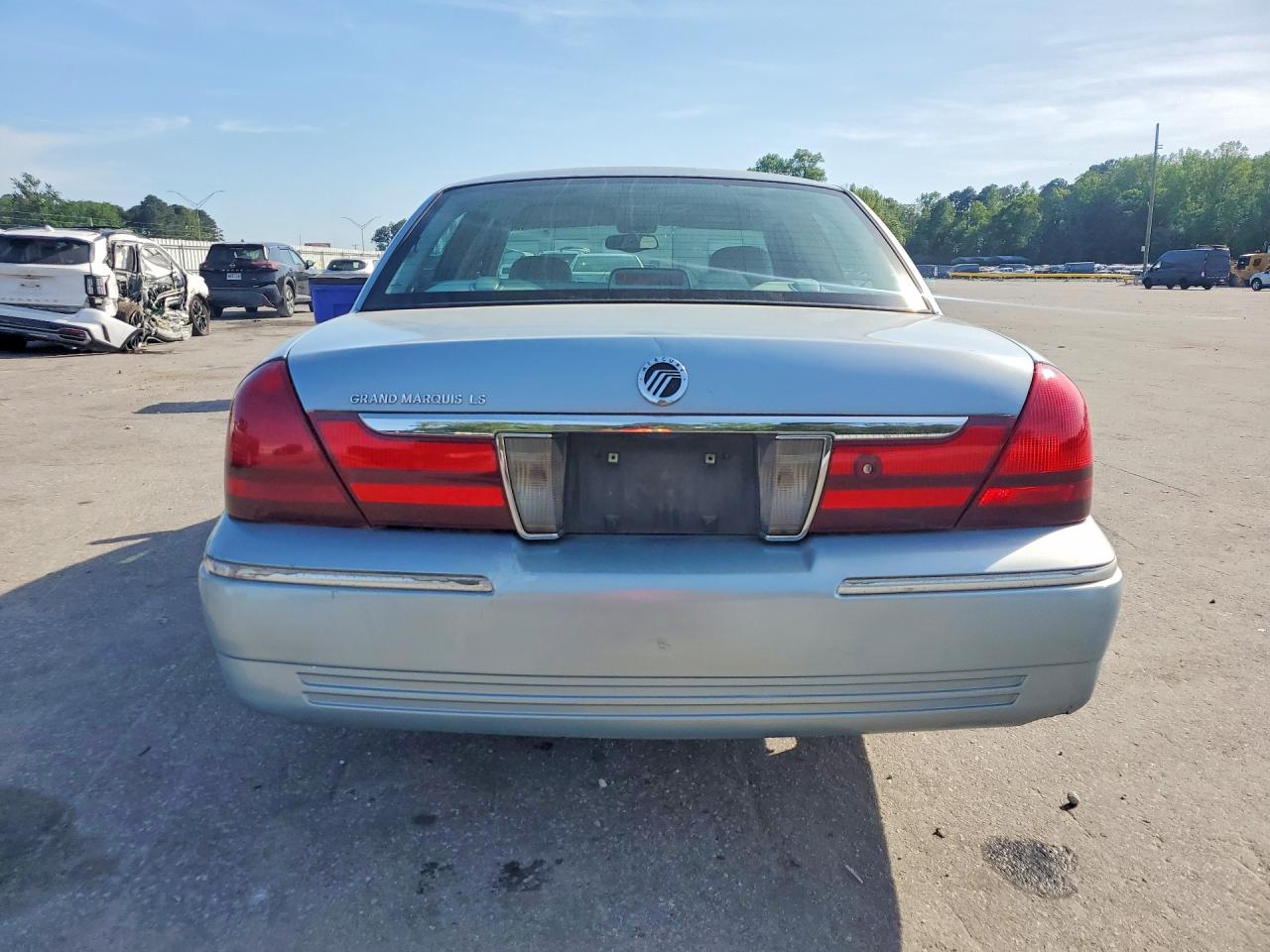 2003 Mercury Grand Marquis Ls Синий vin: 2MEFM75W83X641602