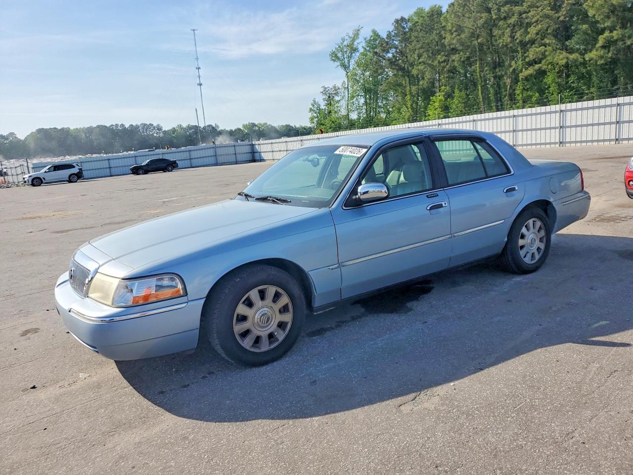 2003 Mercury Grand Marquis Ls Синий vin: 2MEFM75W83X641602