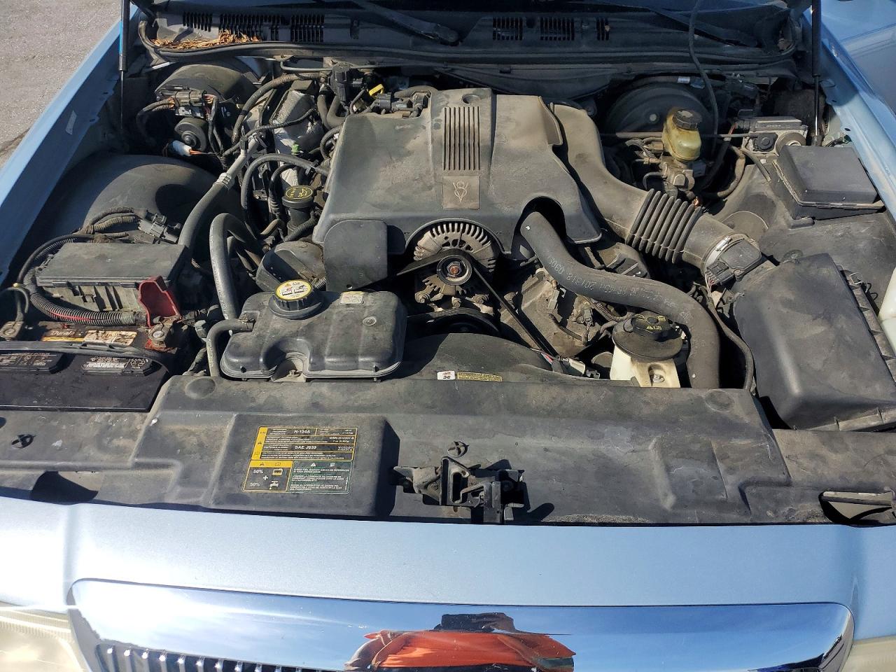 2003 Mercury Grand Marquis Ls Синий vin: 2MEFM75W83X641602