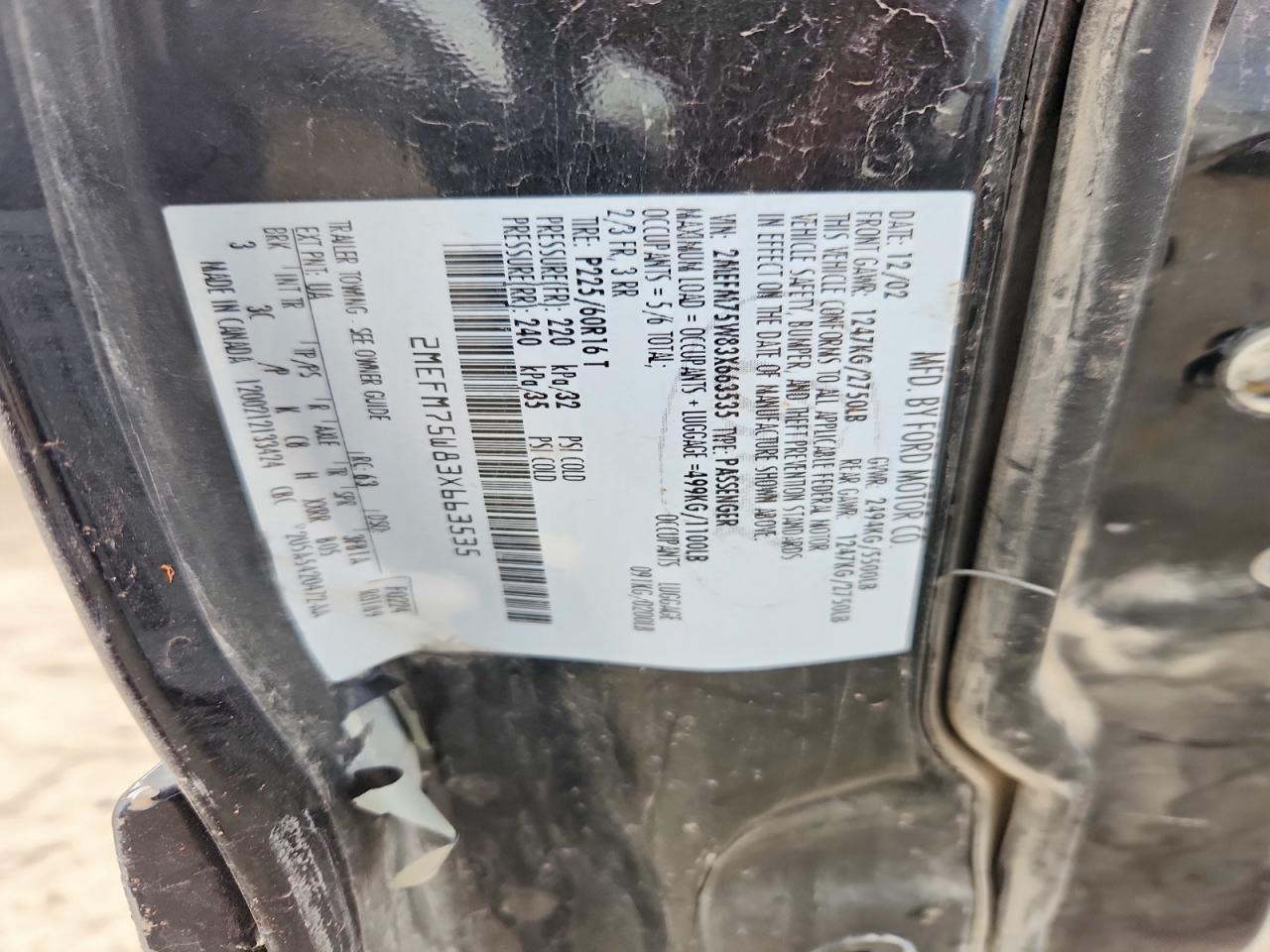 2003 Mercury Grand Marquis Ls Black vin: 2MEFM75W83X663535
