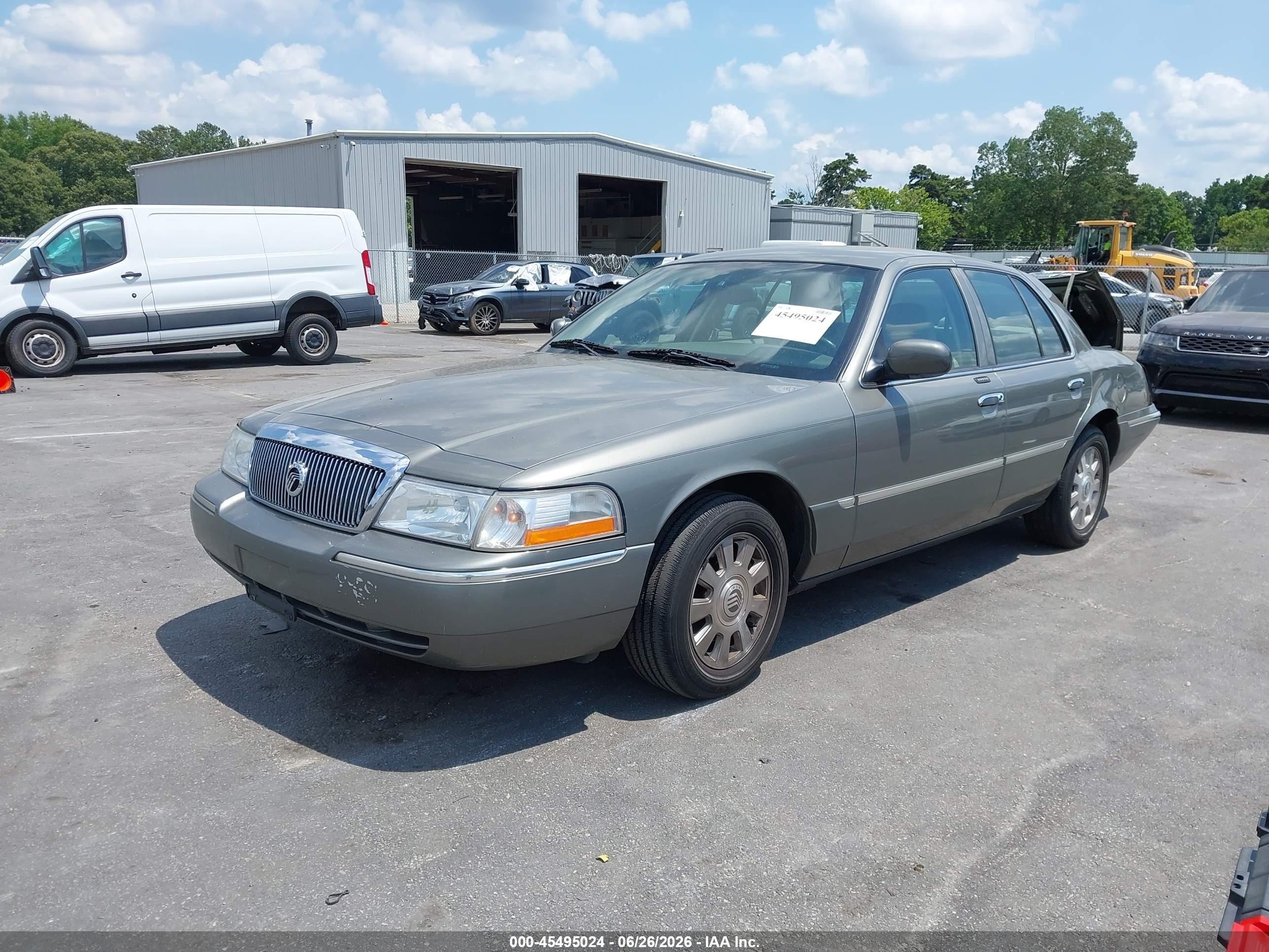 2003 Mercury Grand Marquis Ls Gray vin: 2MEFM75W83X677421