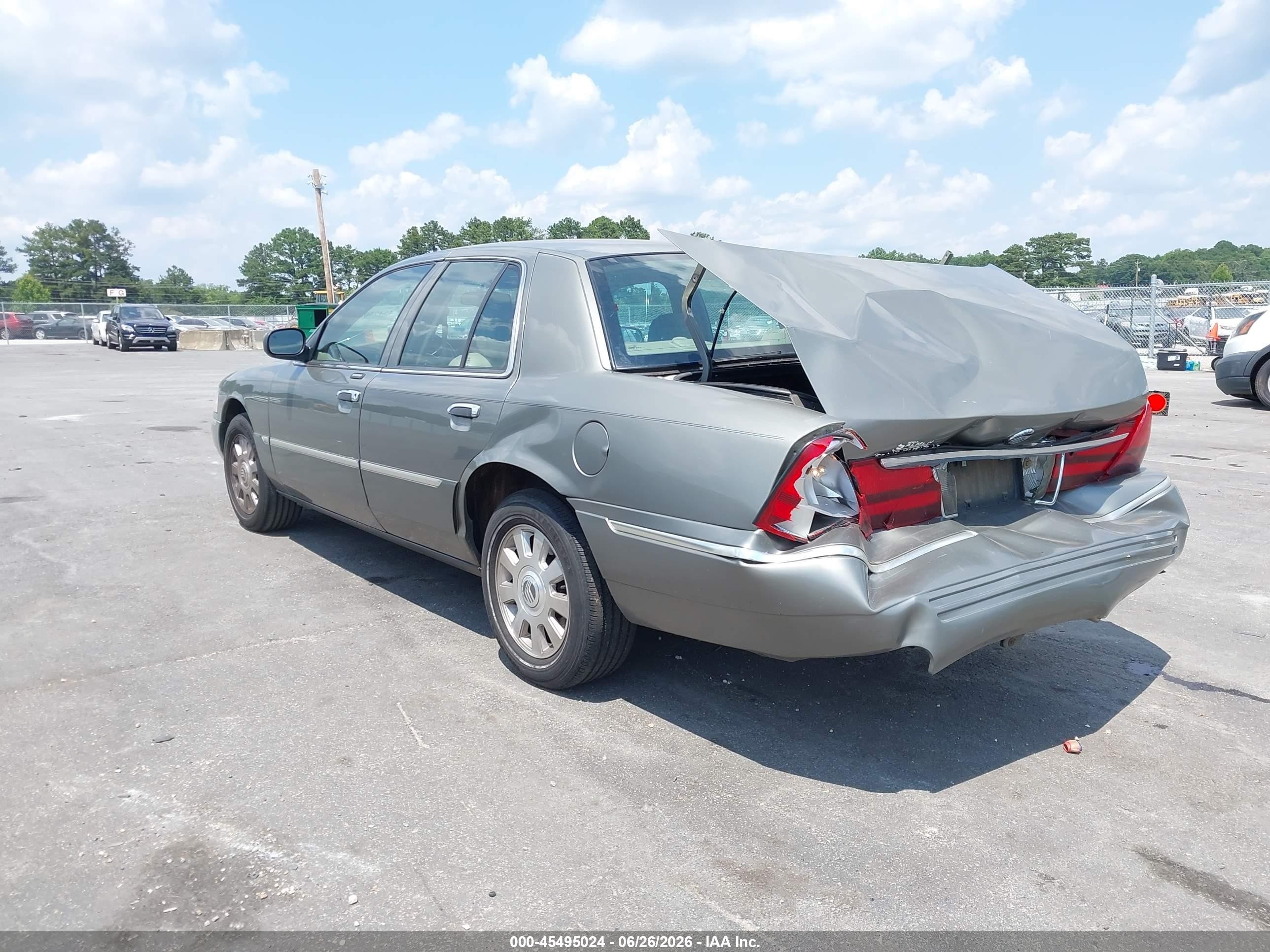 2003 Mercury Grand Marquis Ls Gray vin: 2MEFM75W83X677421