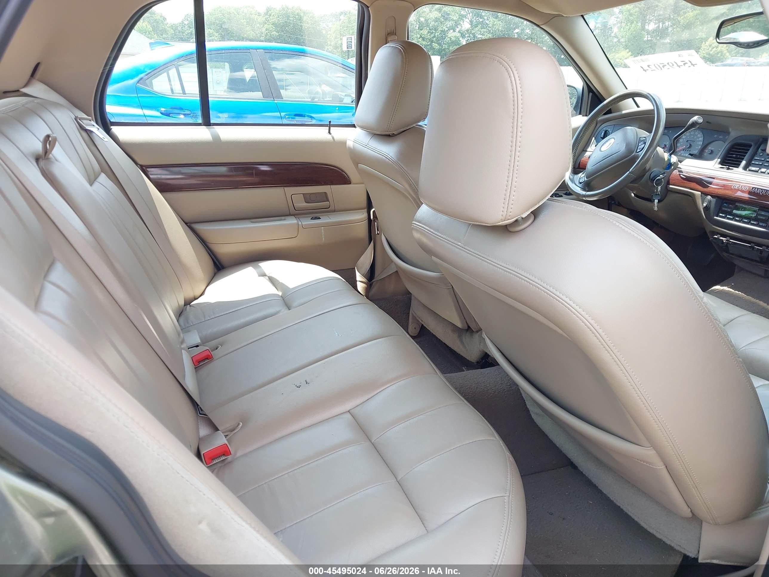 2003 Mercury Grand Marquis Ls Gray vin: 2MEFM75W83X677421