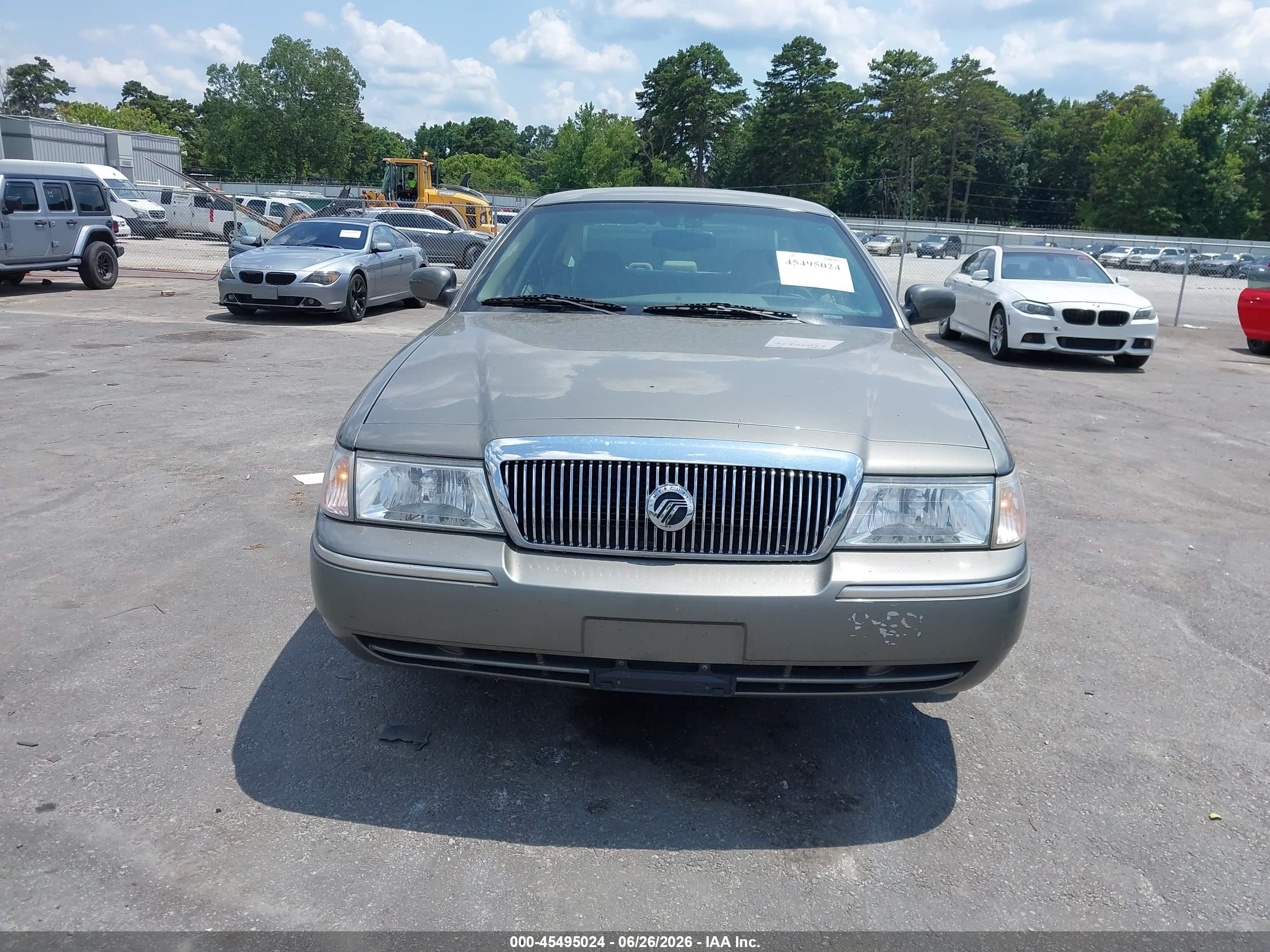 2003 Mercury Grand Marquis Ls Gray vin: 2MEFM75W83X677421
