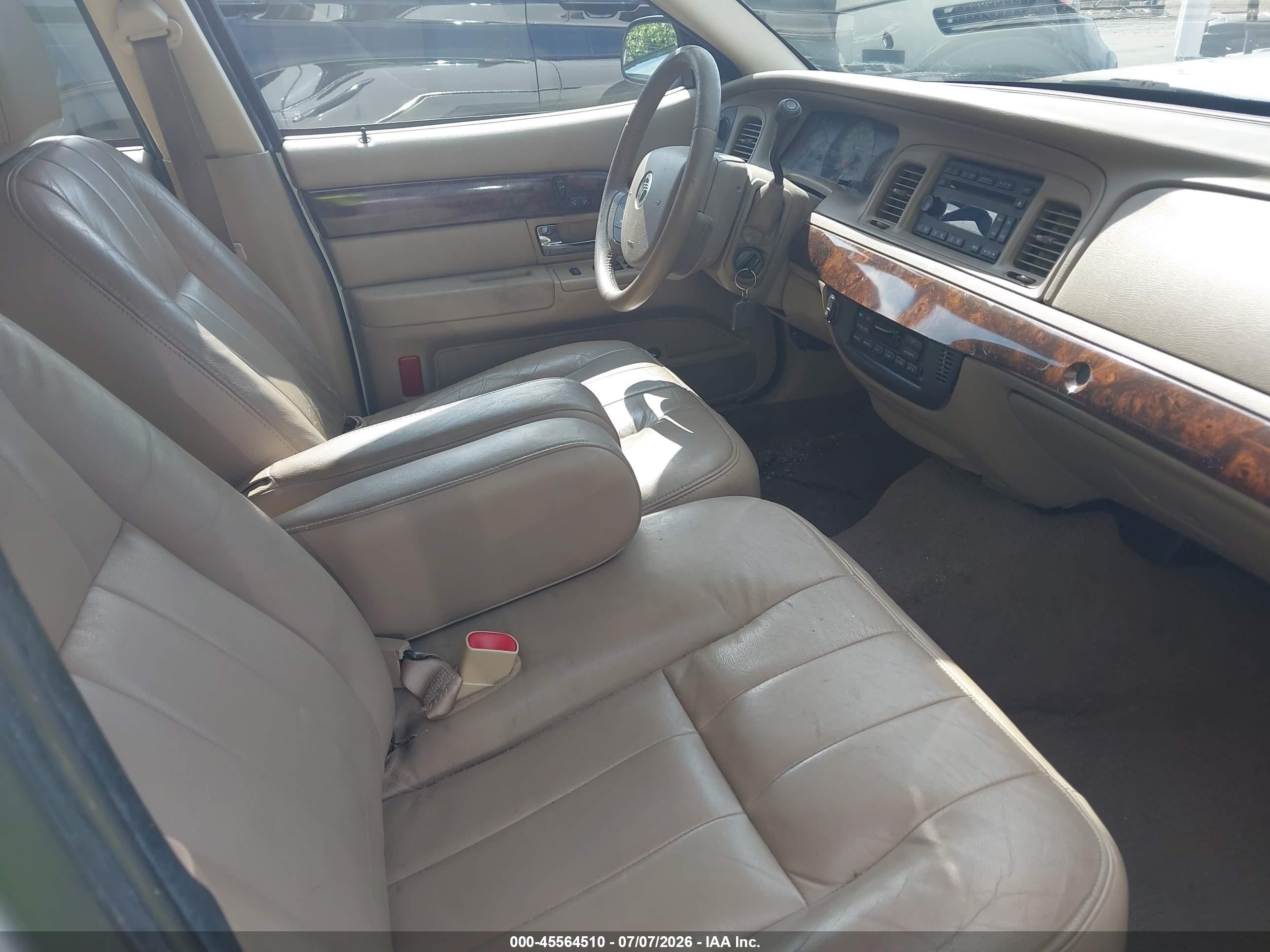 2005 Mercury Grand Marquis Ls/lse White vin: 2MEFM75W85X661271