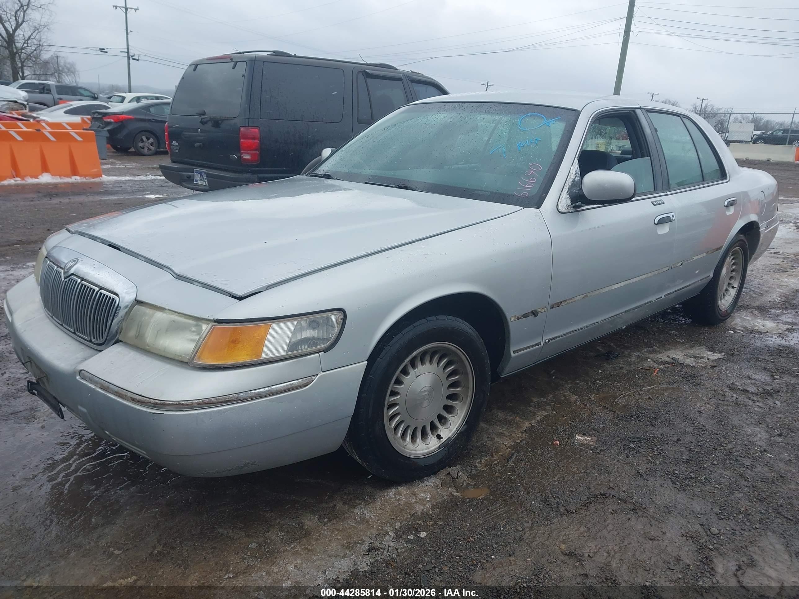 1999 Mercury Grand Marquis Ls Blue vin: 2MEFM75W8XX616690