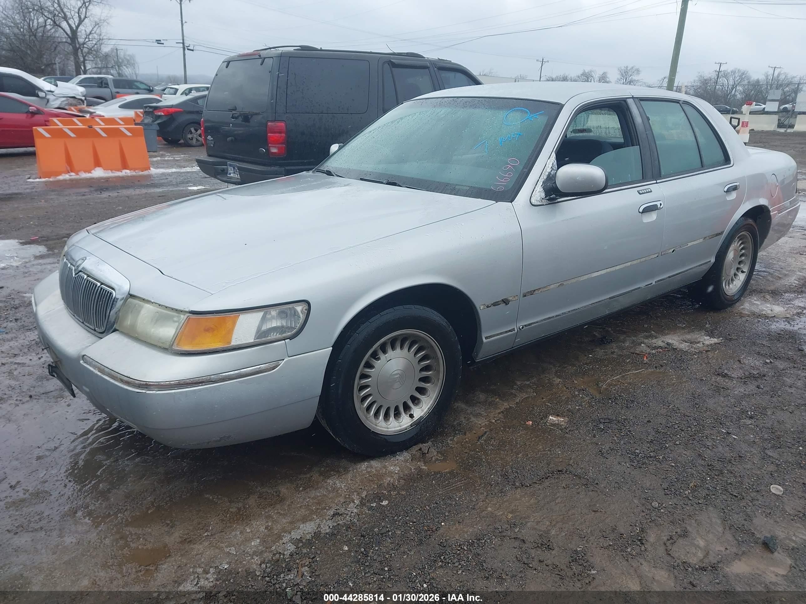 1999 Mercury Grand Marquis Ls Blue vin: 2MEFM75W8XX616690