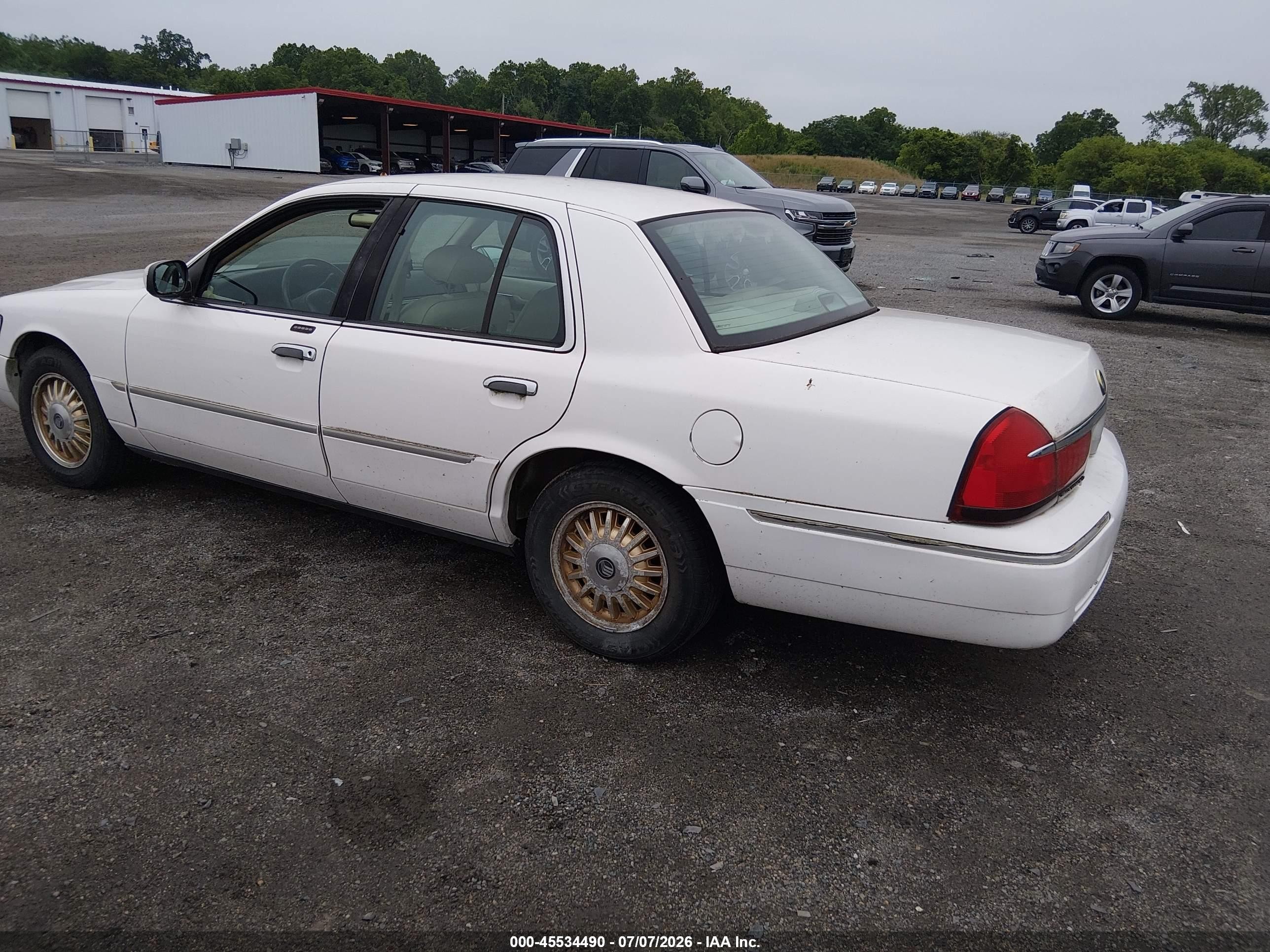 1999 Mercury Grand Marquis Ls Белый vin: 2MEFM75W8XX655599