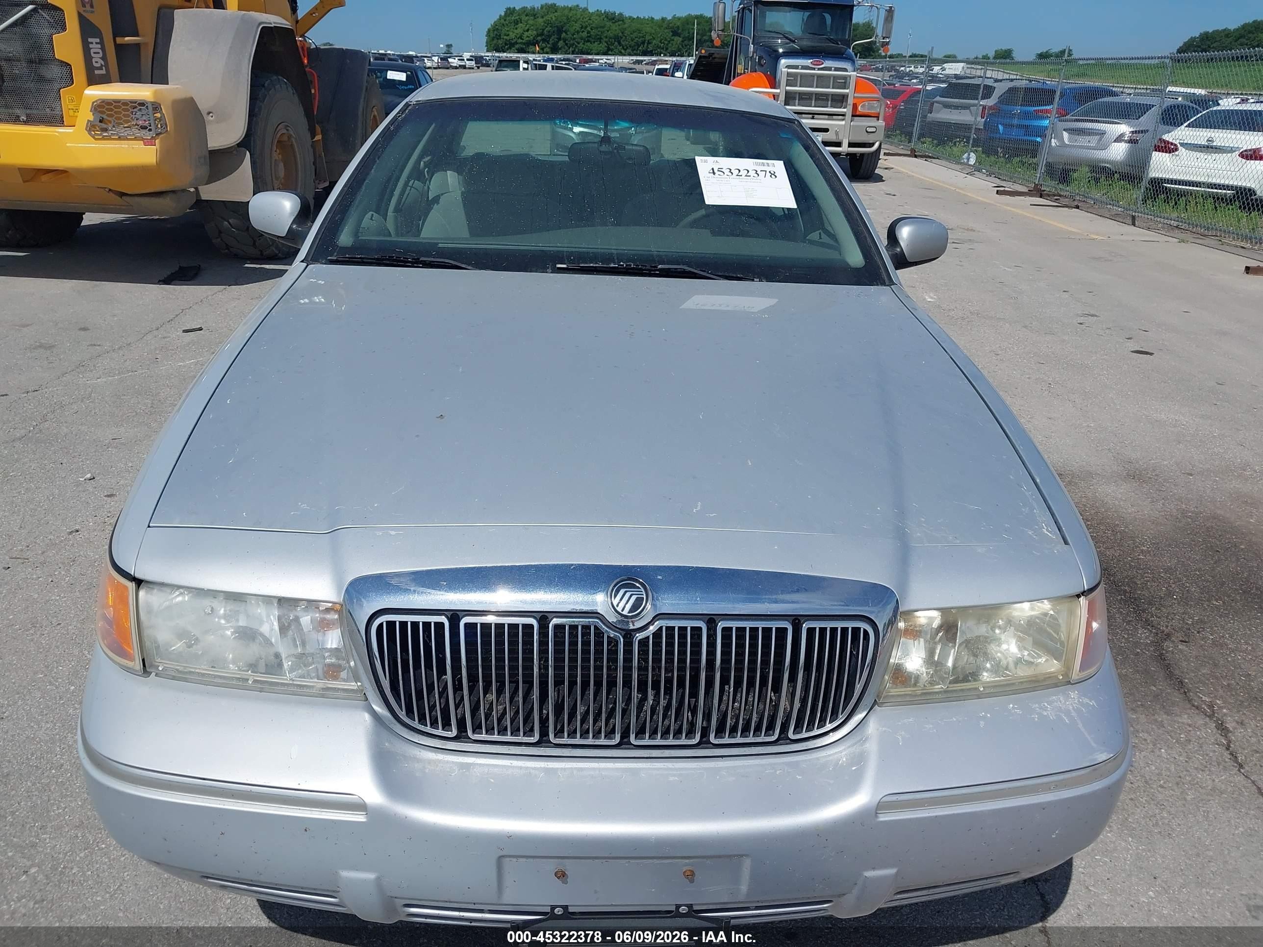 2001 Mercury Grand Marquis Ls Silver vin: 2MEFM75W91X609478
