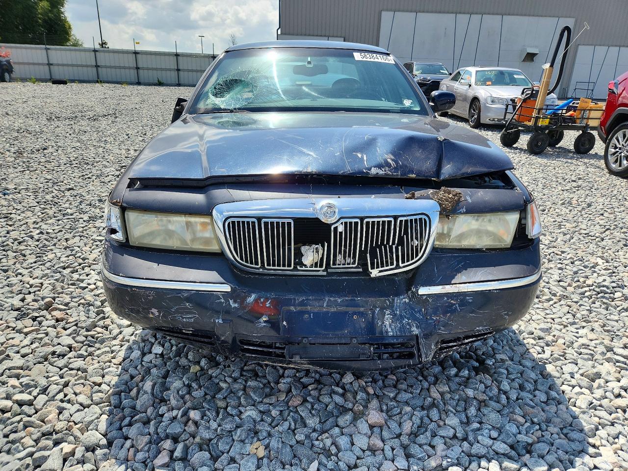 2001 Mercury Grand Marquis Blue vin: 2MEFM75W91X639080