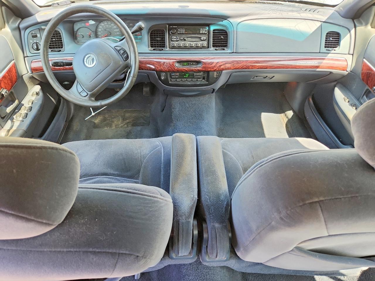 2001 Mercury Grand Marquis Blue vin: 2MEFM75W91X639080